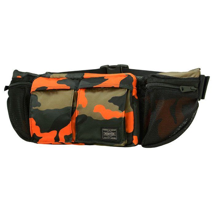 PORTER: Ps Camo Waist Bag (Woodland Orange) | DSMG E-SHOP