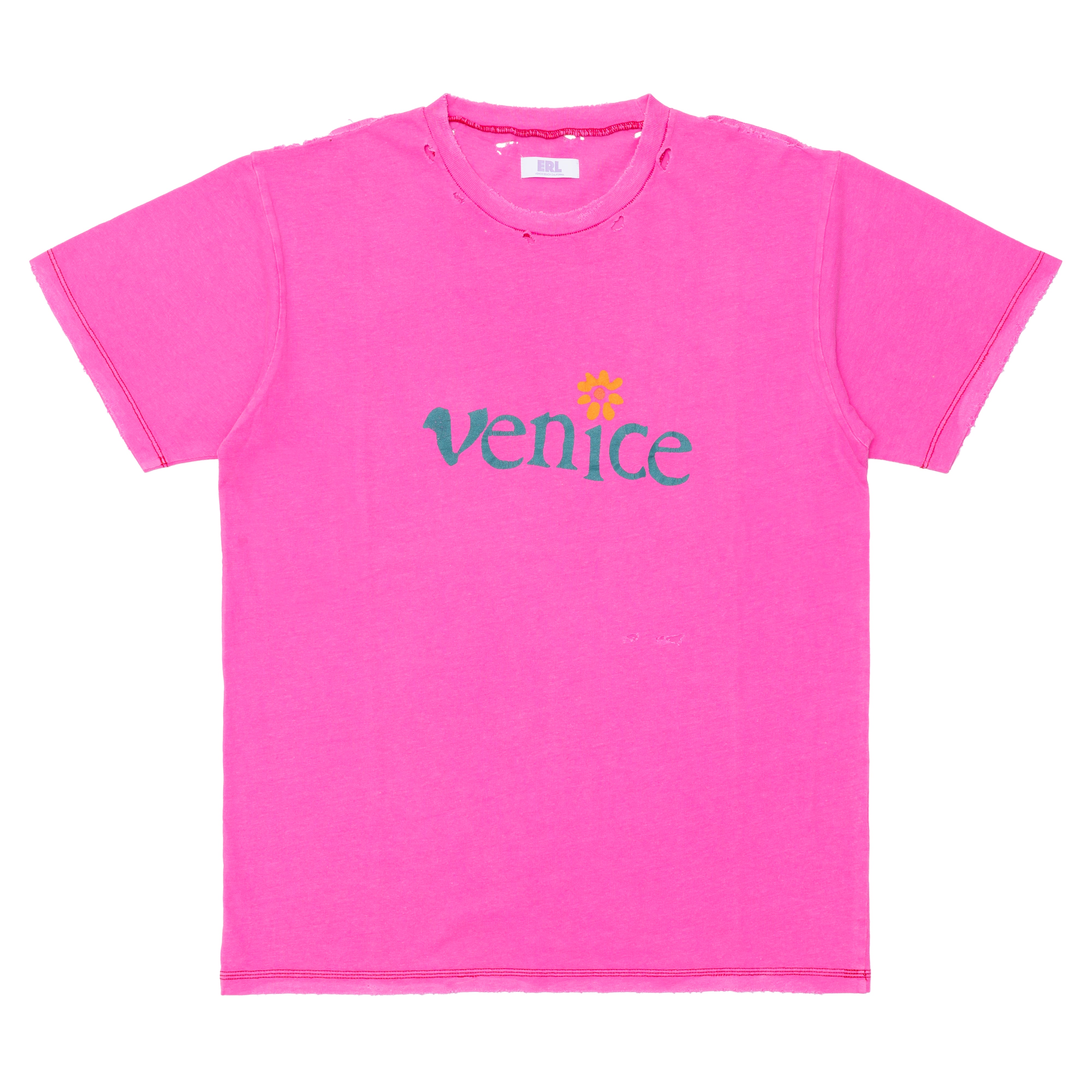 ERL: Unisex Venice Tshirt (Pink ) | DSMG E-SHOP
