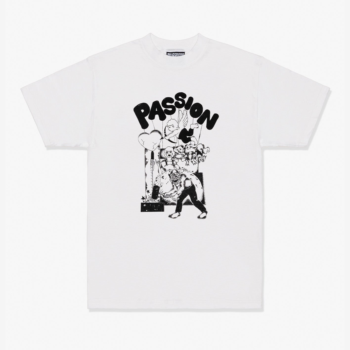 Tシャツ・カットソー [PASSION]25ss_CIRCUIS T-SHIRT WHITE PASSION: Circuis T-Shirt (White) | DSMG E-SHOP