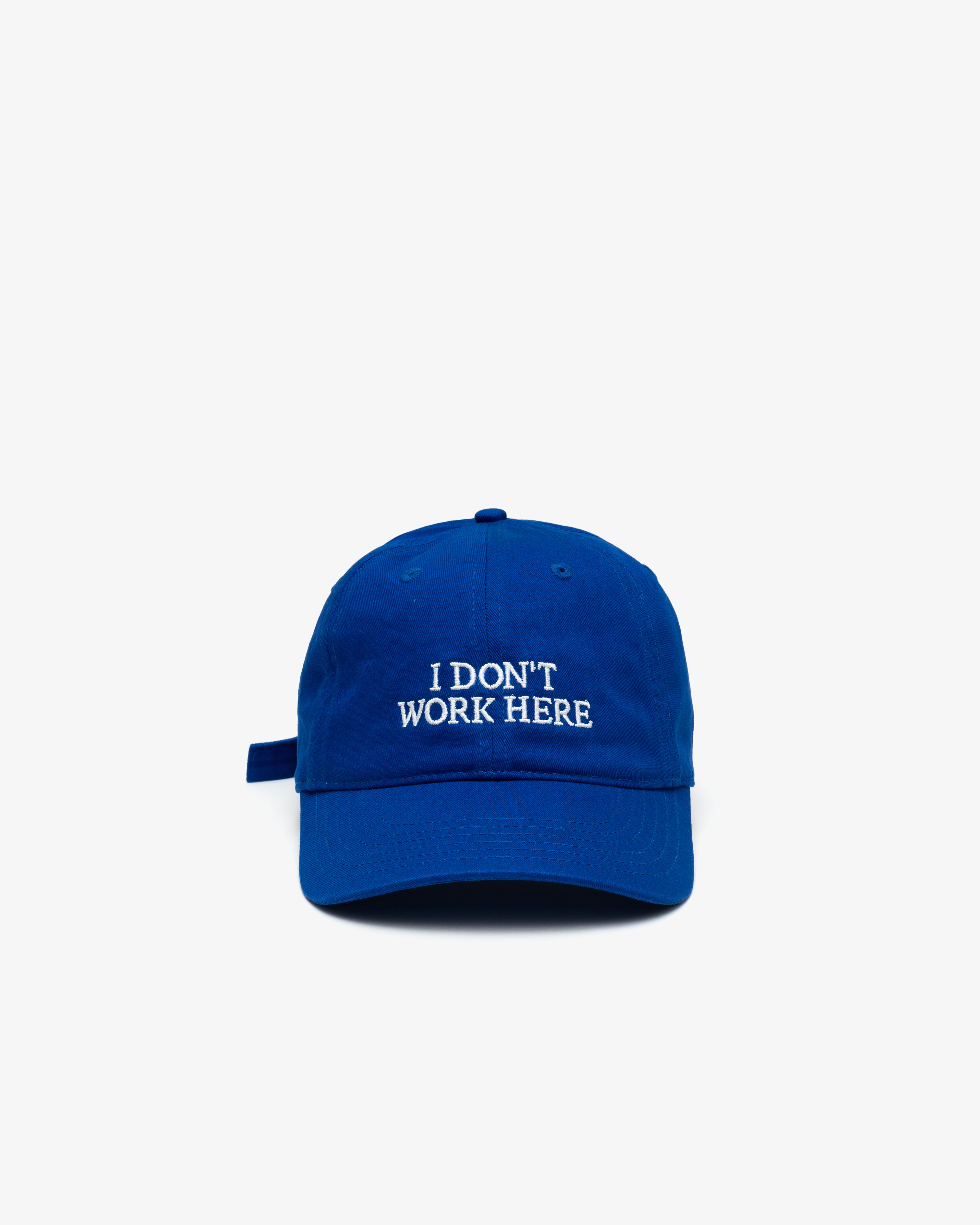 IDEA SORRY CAP 『I DON’T WORK HERE 』 IDEA: Sorry I Don'T Work Here Hat (Blue) | DSMG E-SHOP