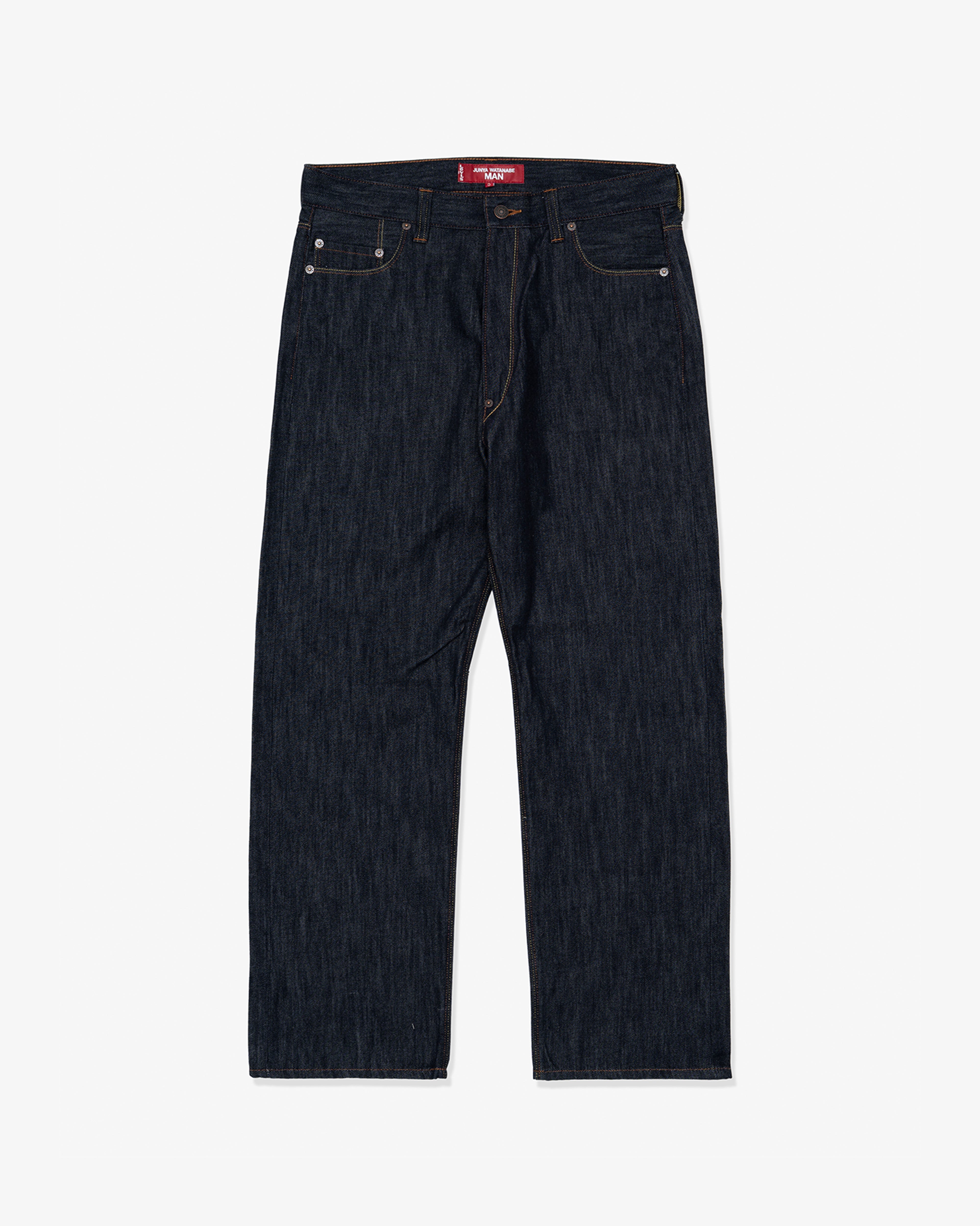 JUNYA WATANABE MAN: Cotton Polyester Denim X Polyester Damask