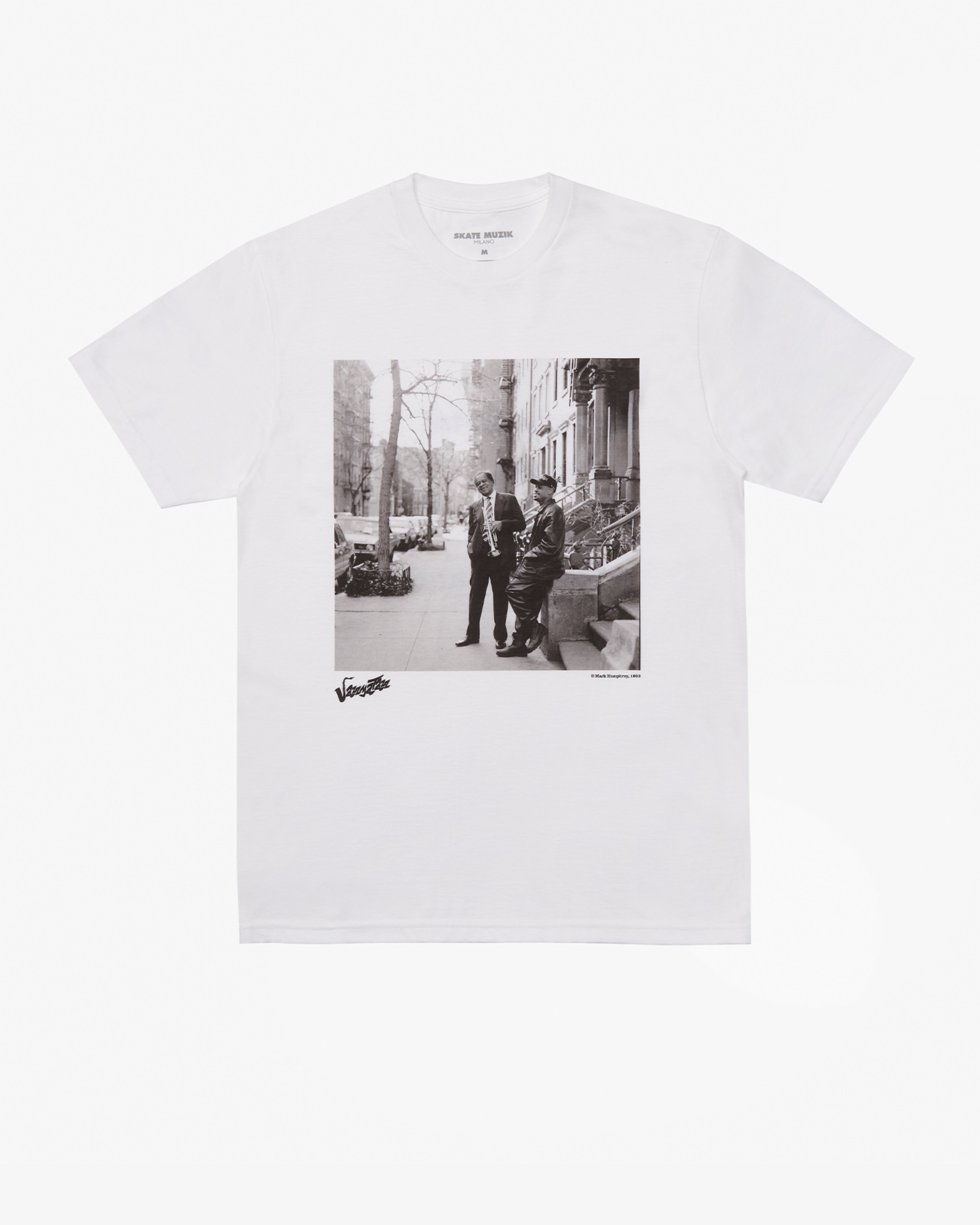 新品未使用　SKATE MUZIK Guru & Roy Tee White M SKATE MUZIK: Guru & Roy Tee (White) | DSMG E-SHOP