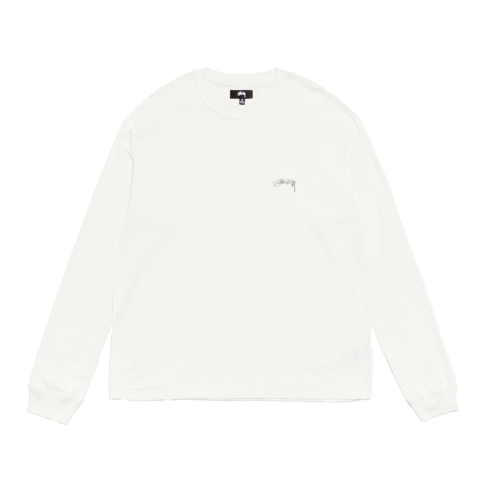 STUSSY: Lazy Ls Tee (White) | DSMG E-SHOP