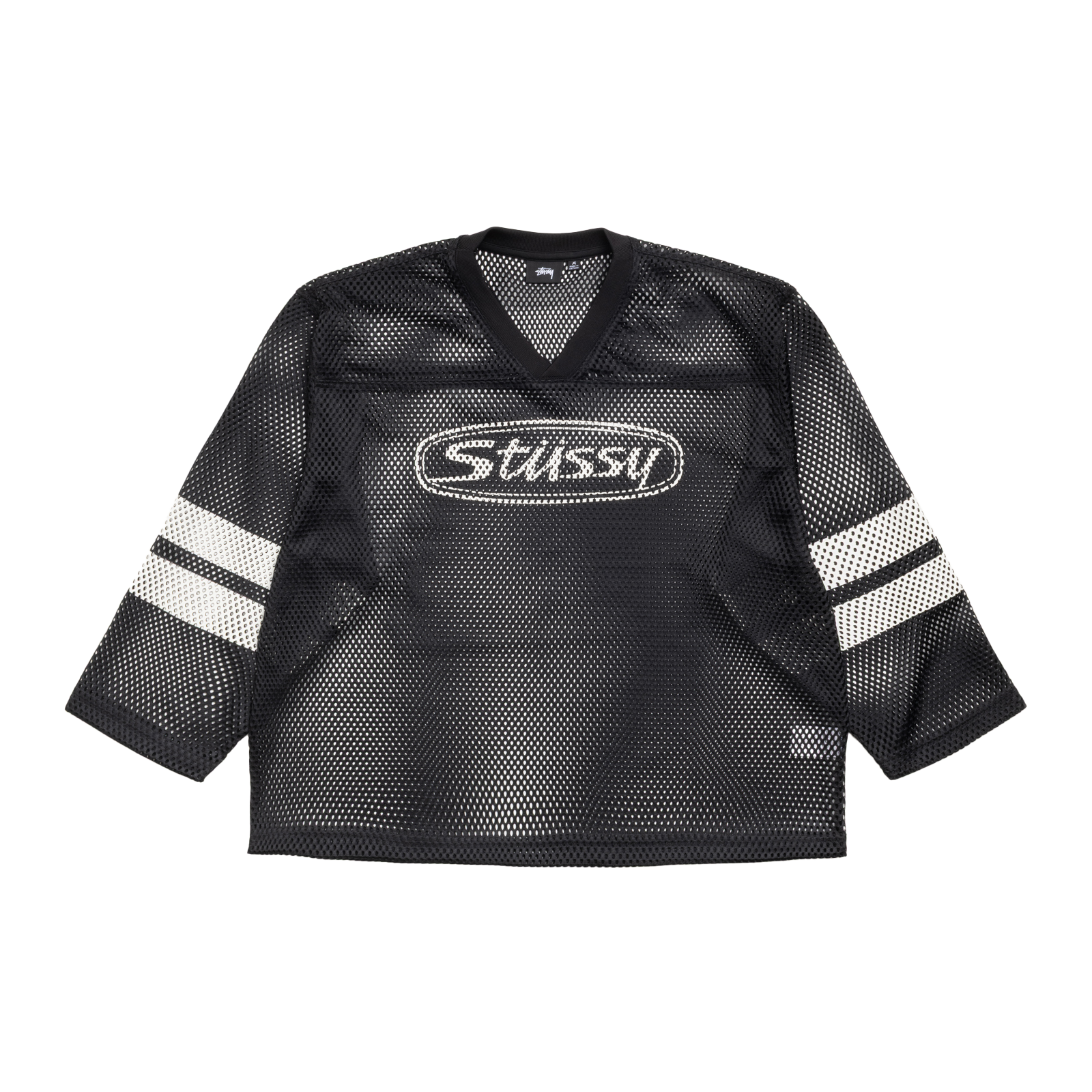 STUSSY: Trucker Team Jersey (Blac) | DSMG E-SHOP