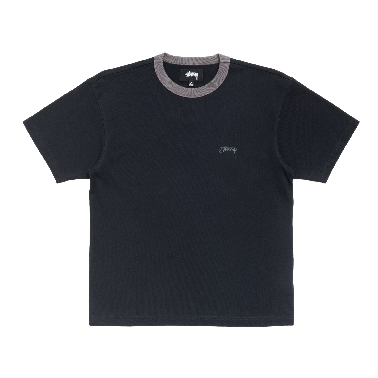 STUSSY: Ss Ringer Tee (Black) | DSMG E-SHOP