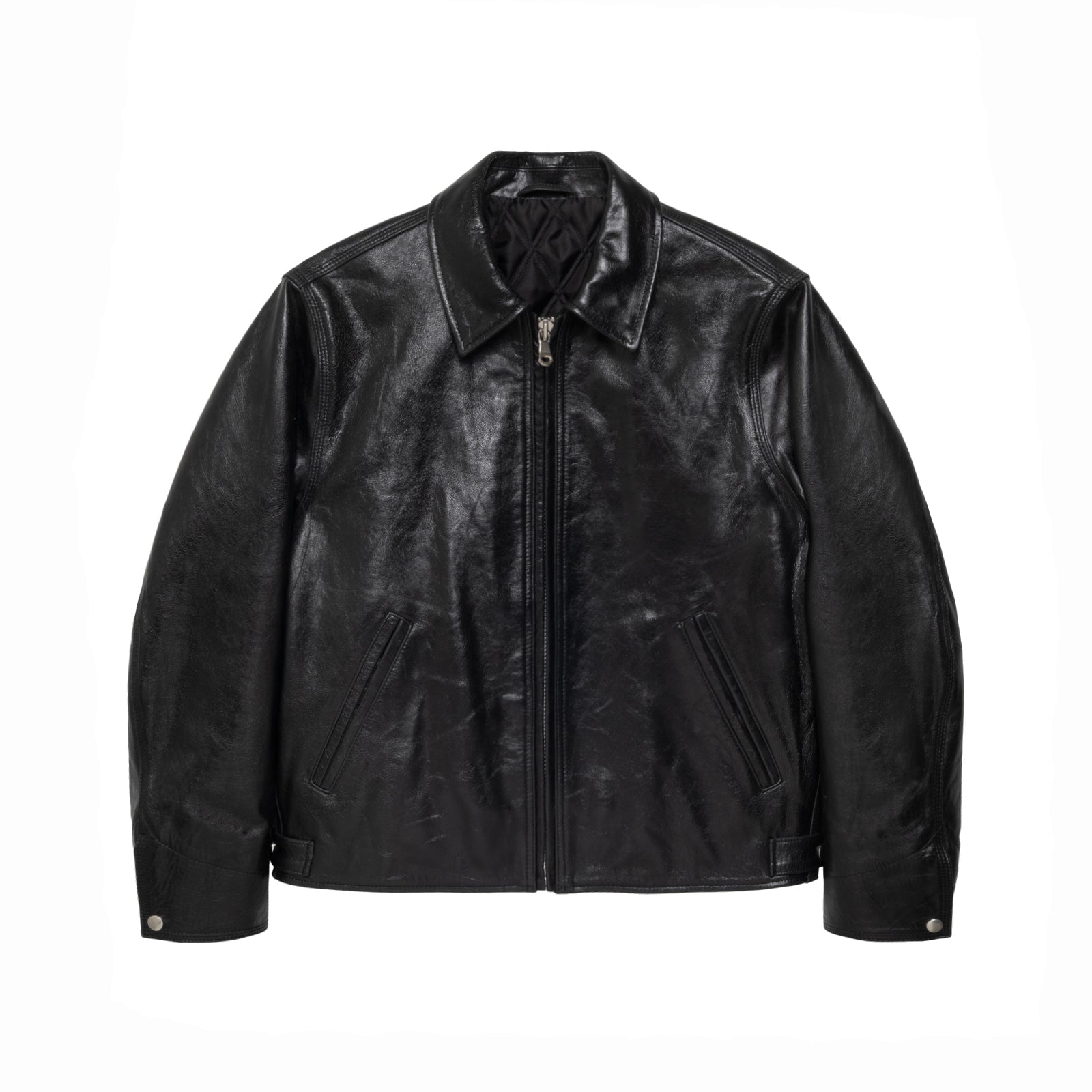 STUSSY Garage Jacket Leather (Blac)