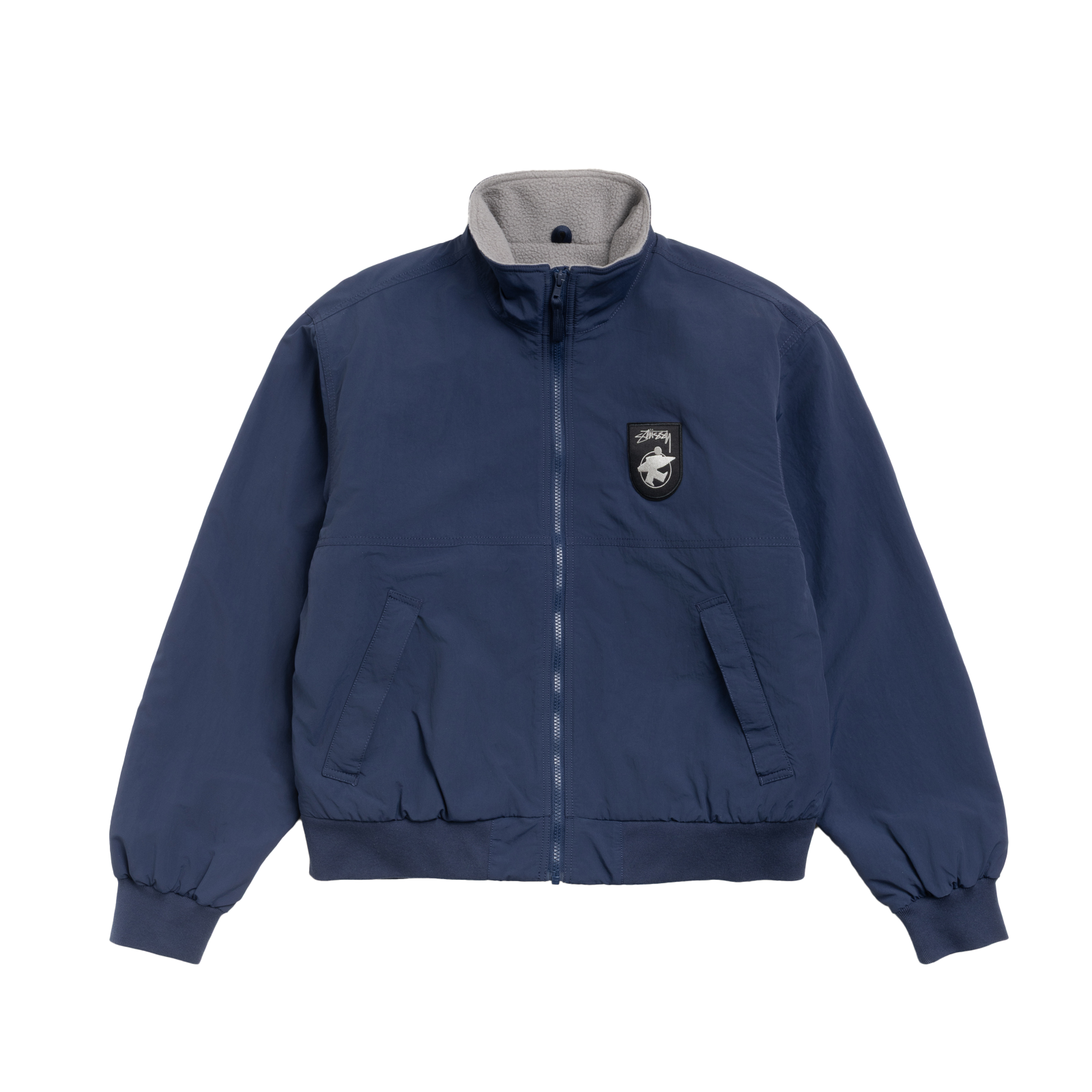 POLAR FLEECE LINED JACKET ネイビー STUSSY: Polar Fleece Lined Jacket (Navy) | DSMG E-SHOP