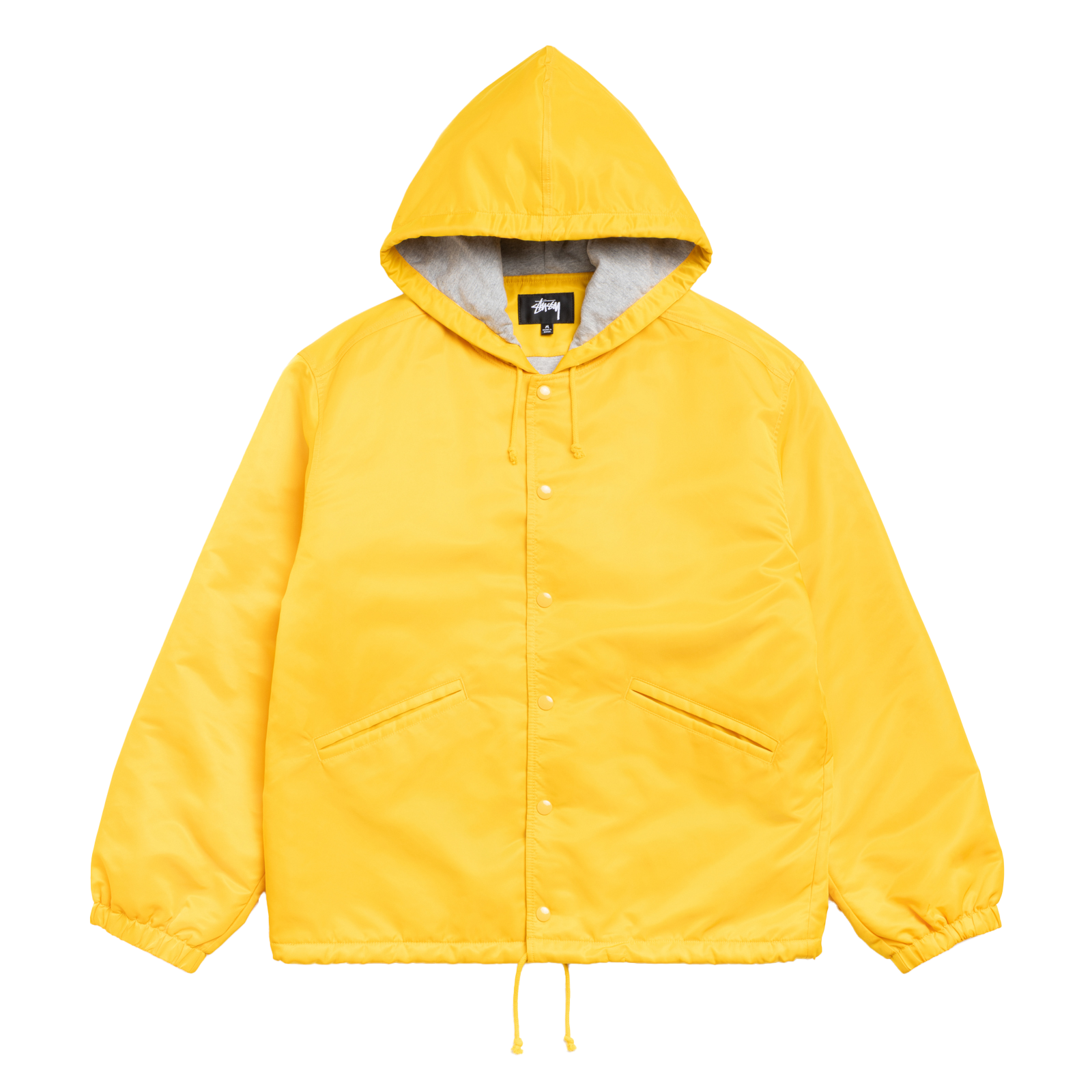 STUSSY: Hooded Coaches Jacket (Yelo) | DSMG E-SHOP