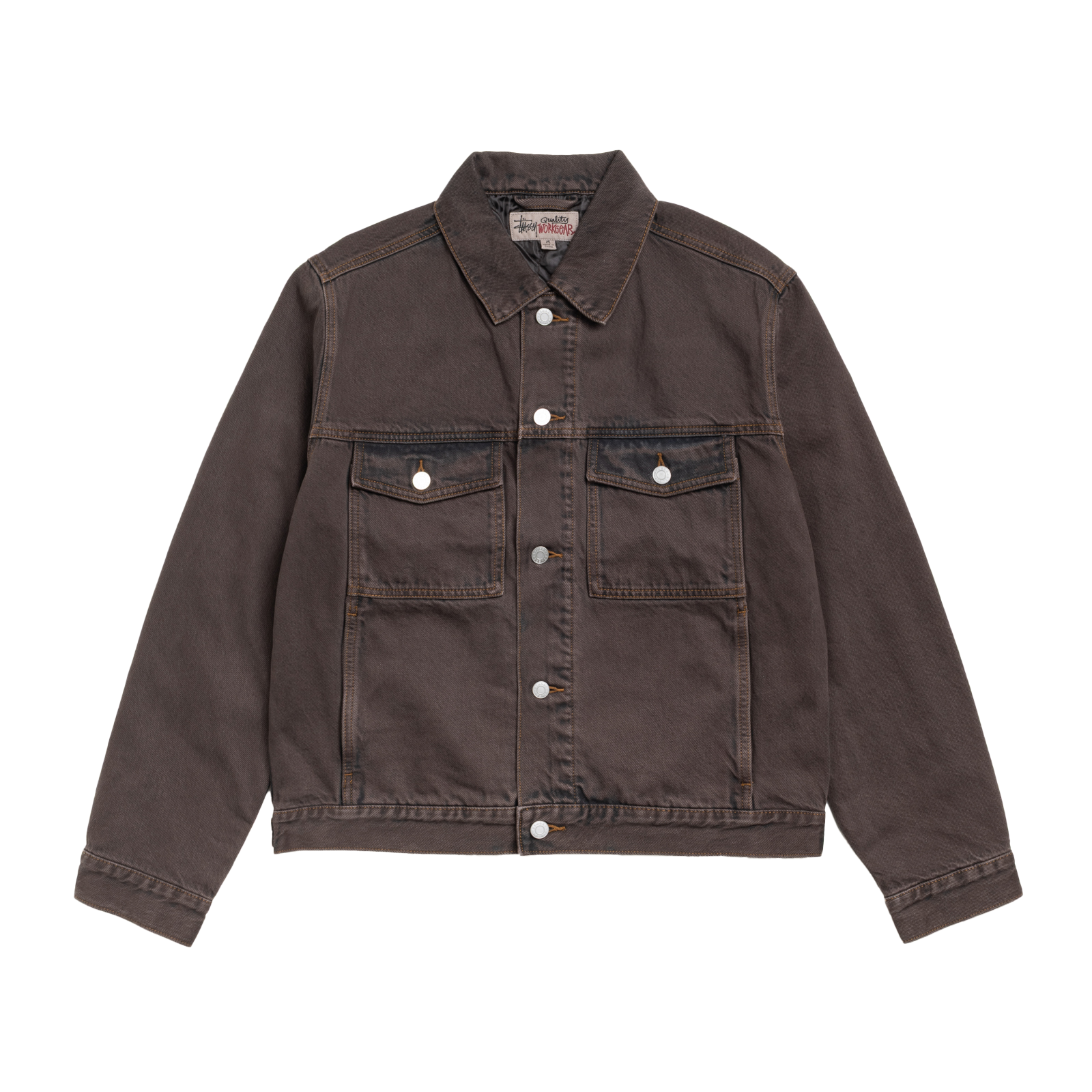 STUSSY: Lined Trucker Resin Denim (Resb) | DSMG E-SHOP