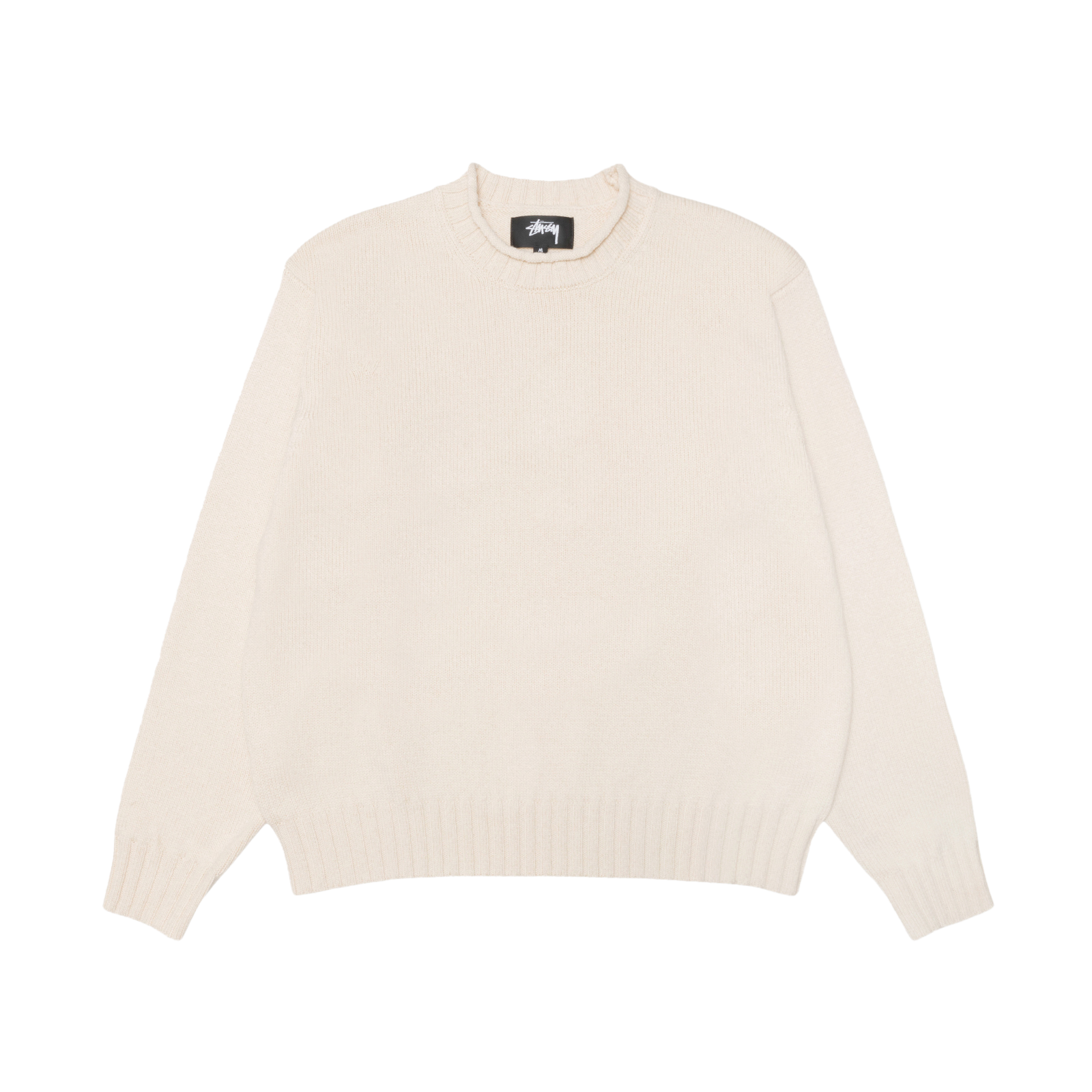 STUSSY: Tonal Mock Neck Sweater (Natl) | DSMG E-SHOP