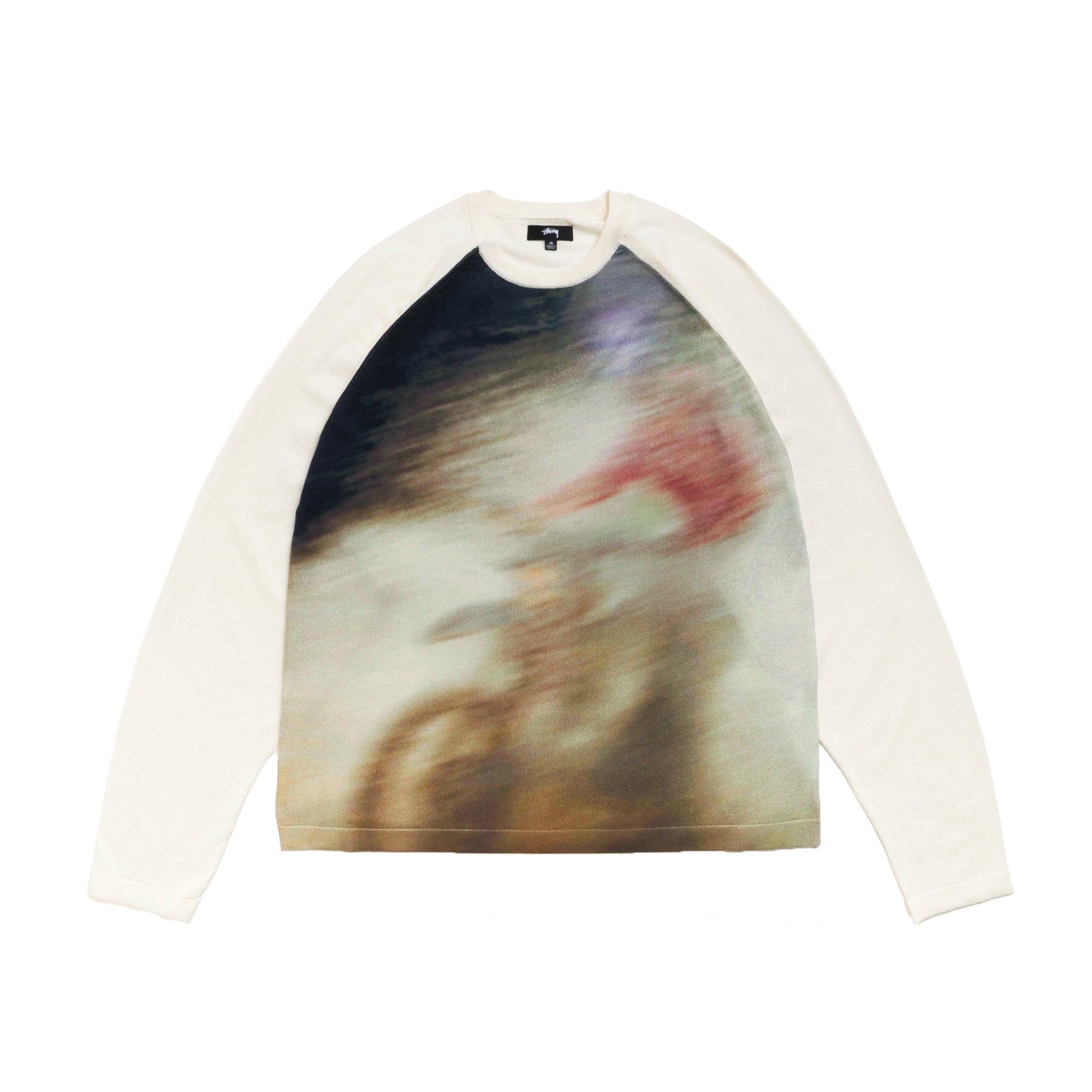STUSSY: Splash Sweater (Off white) | DSMG E-SHOP
