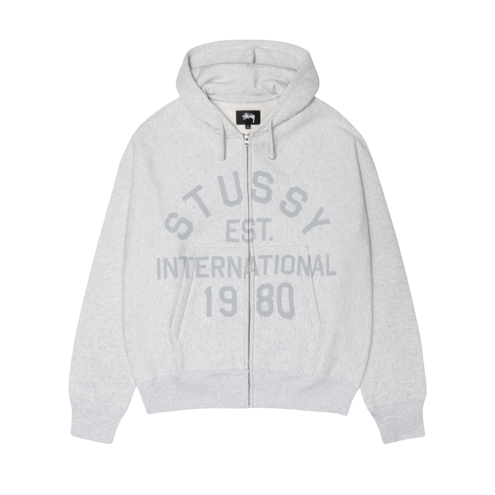 エス氏 STUSSY: Stussy Est Printed Zip Hood (Ashh) | DSMG E-SHOP
