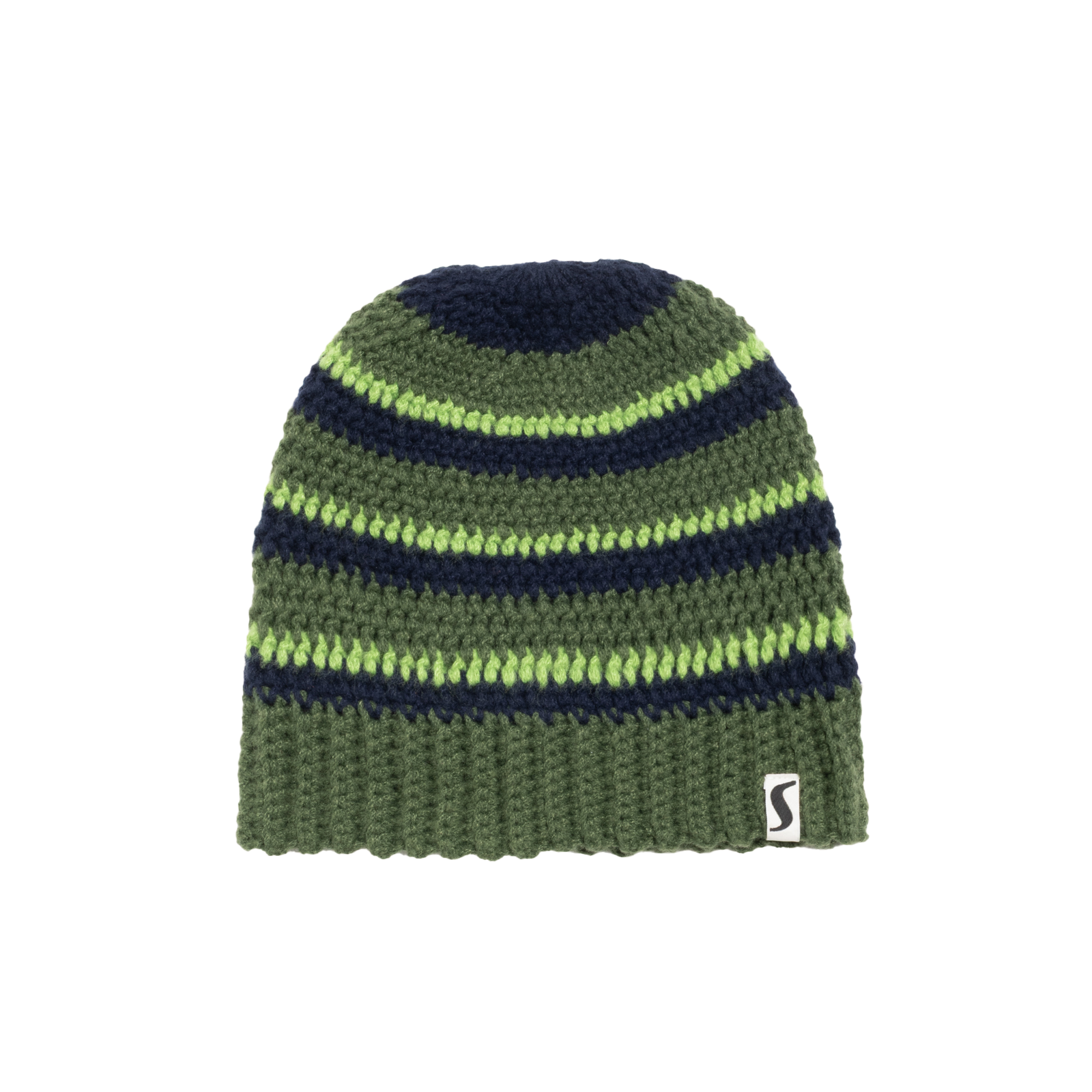 STUSSY: Stripe Knit Skullcap (Mogr) | DSMG E-SHOP