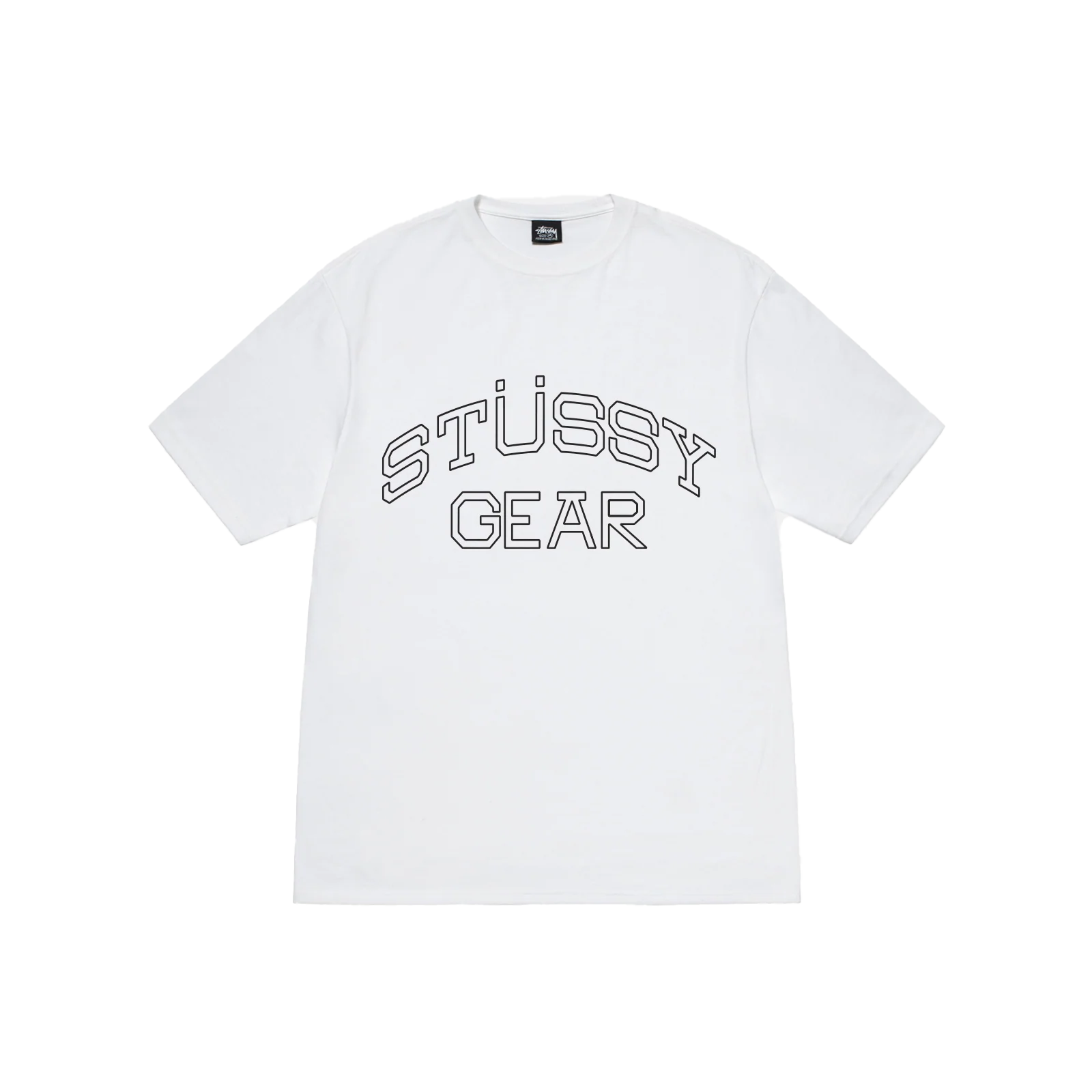 STUSSY: Stussy Gear Tee (White) | DSMG E-SHOP