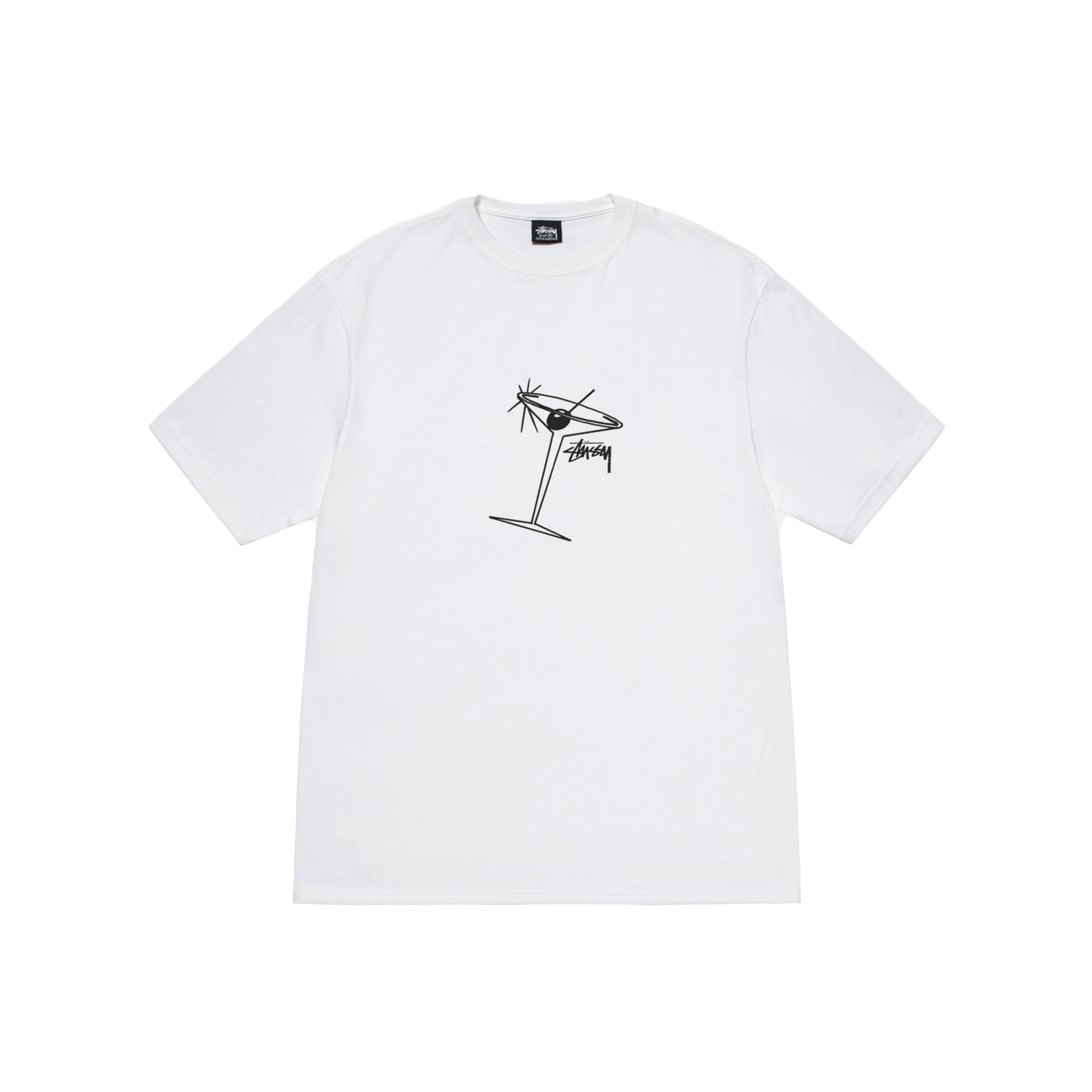 STUSSY: Martini Tee (Whit) | DSMG E-SHOP STUSSY: Martini Tee (Whit) | DSMG E-SHOP