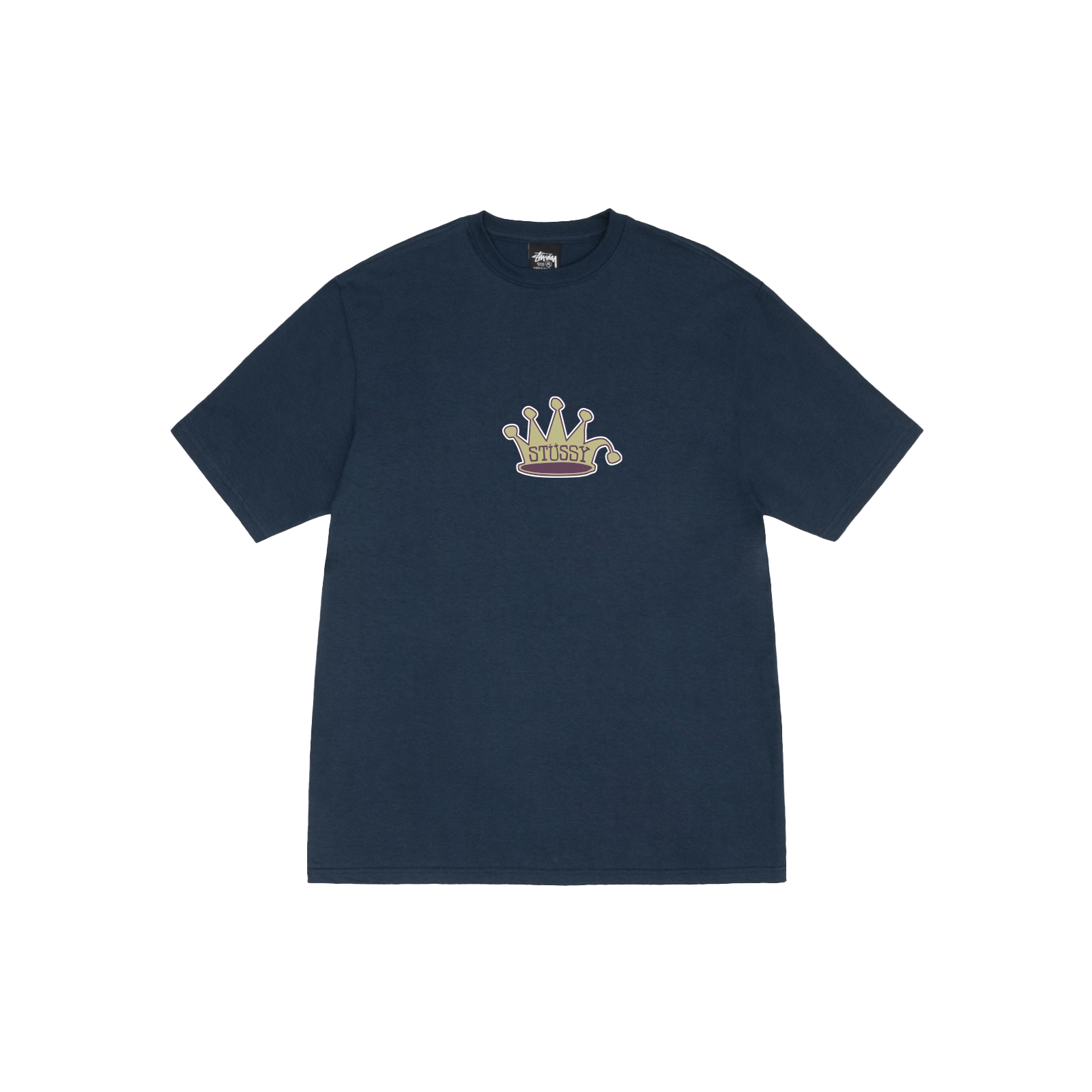 STUSSY: King Crown Tee (Navy) | DSMG E-SHOP