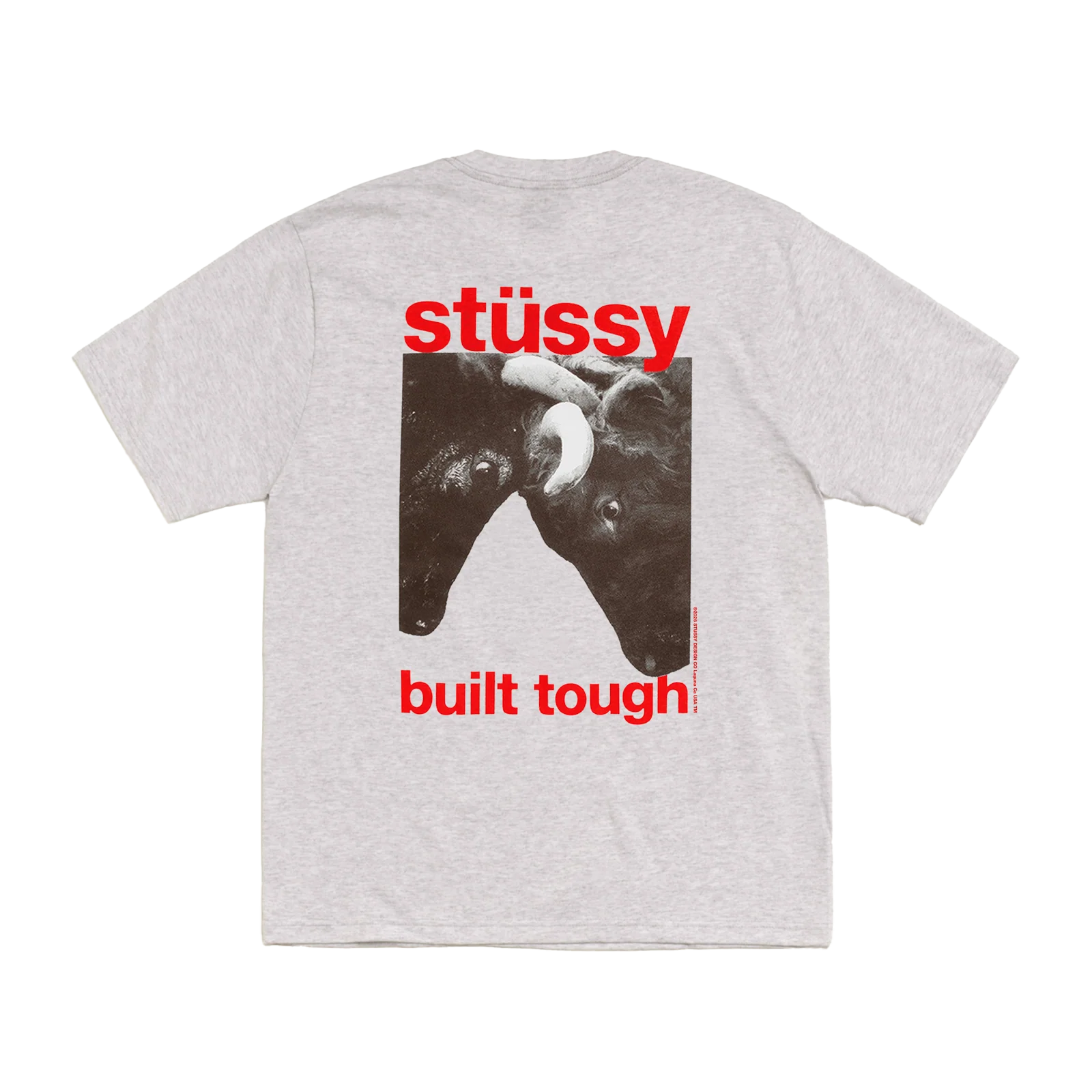 STUSSY: Built Tough Tee (Ashh) | DSMG E-SHOP