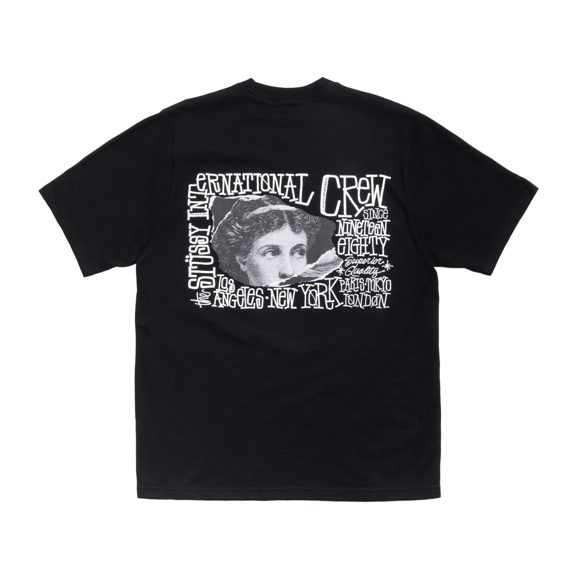 STUSSY: Victoria Tee (Black) | DSMG E-SHOP