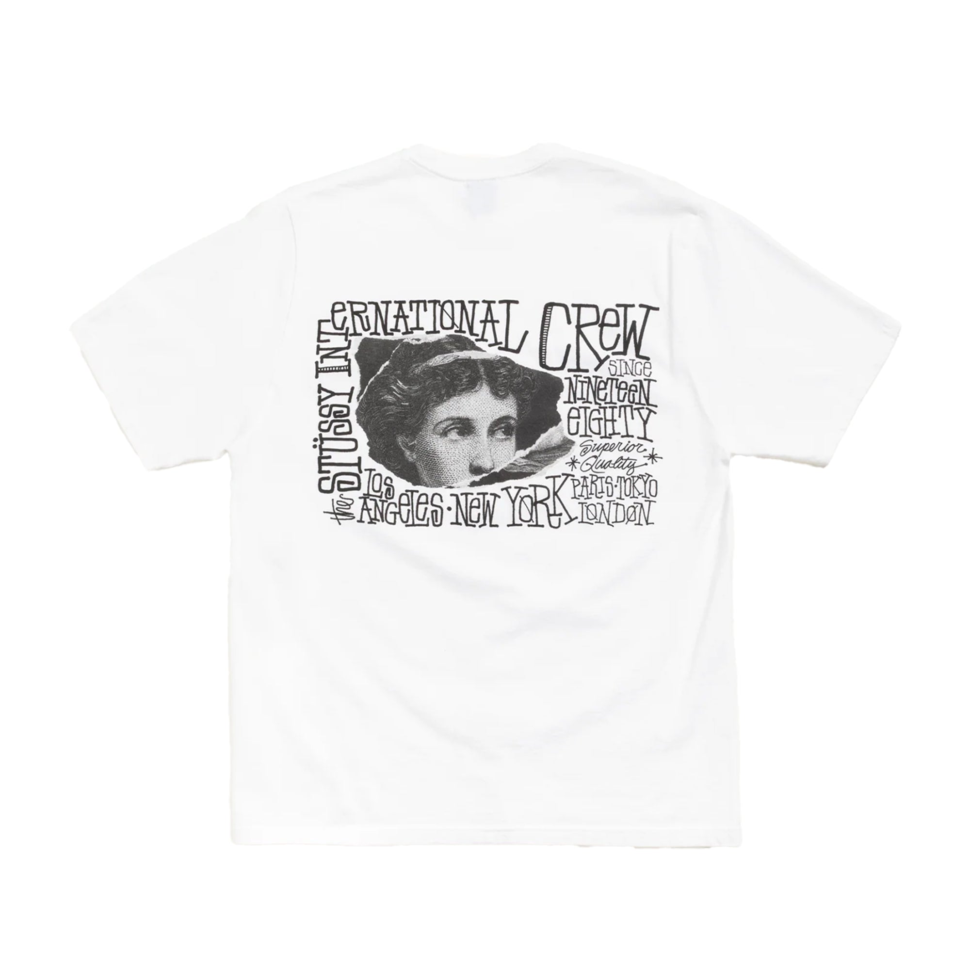 STUSSY: Victoria Tee (White) | DSMG E-SHOP