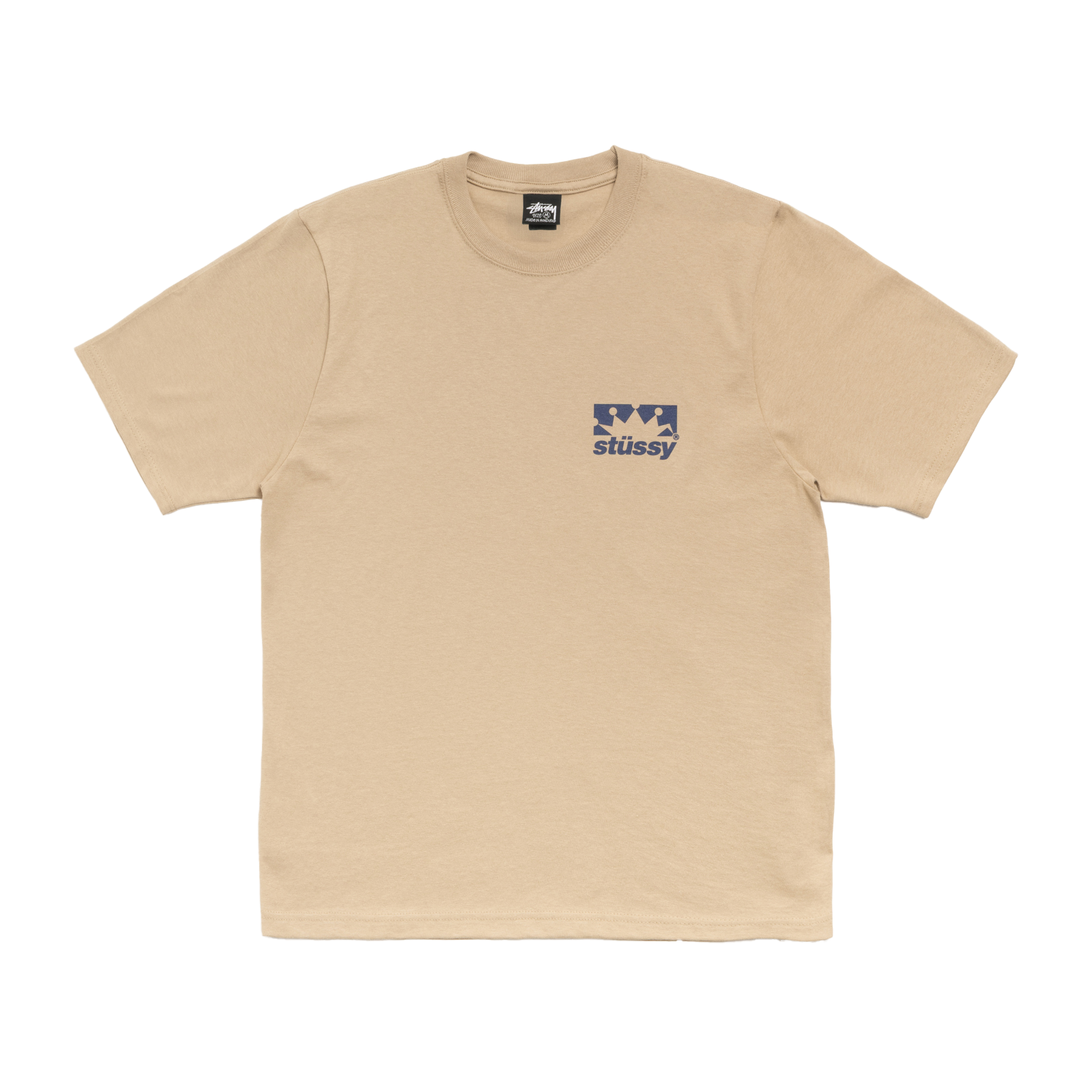 STUSSY: Box Crown Tee (Khak) | DSMG E-SHOP