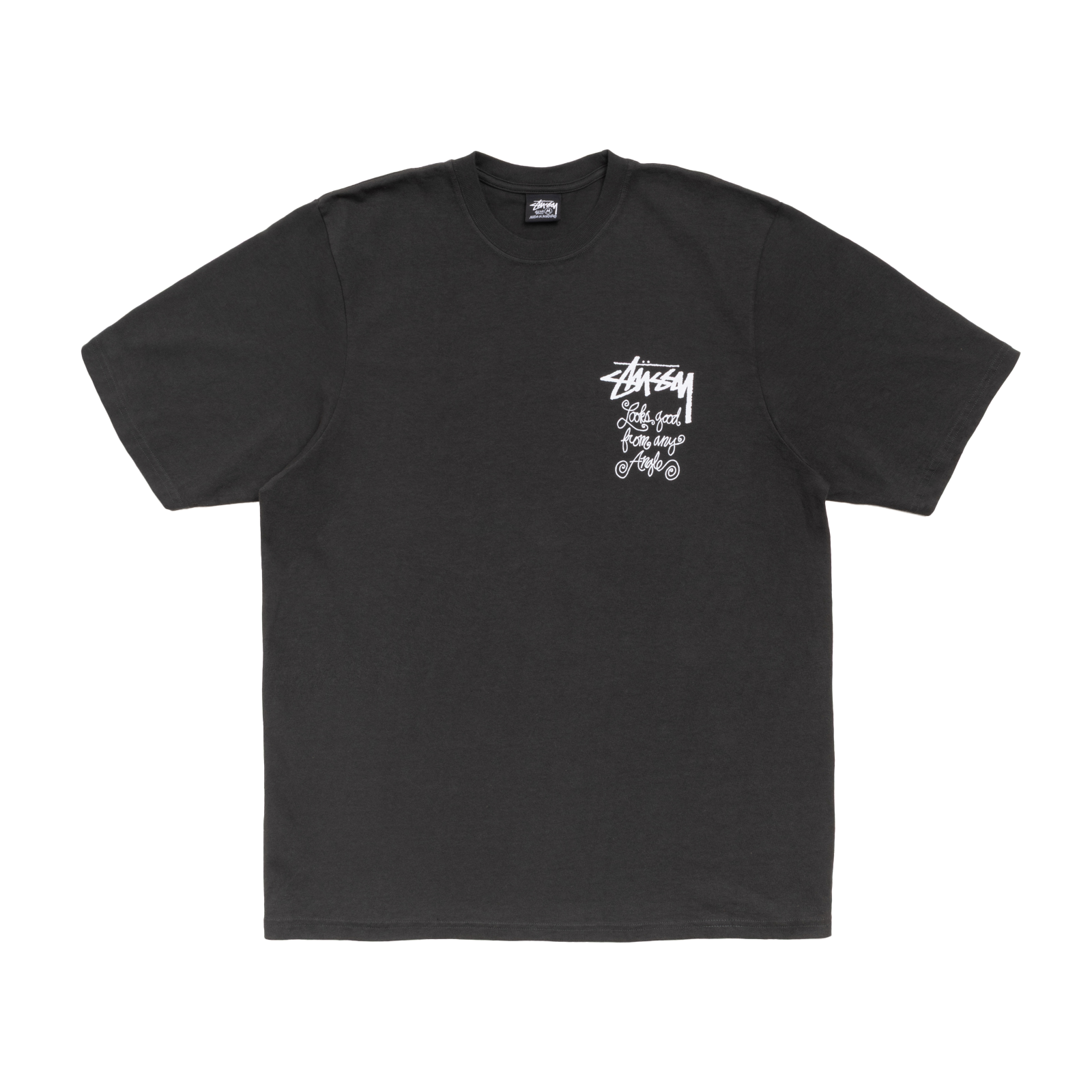 STUSSY: Any Angle Pig. Dyed Tee (Fbla) | DSMG E-SHOP