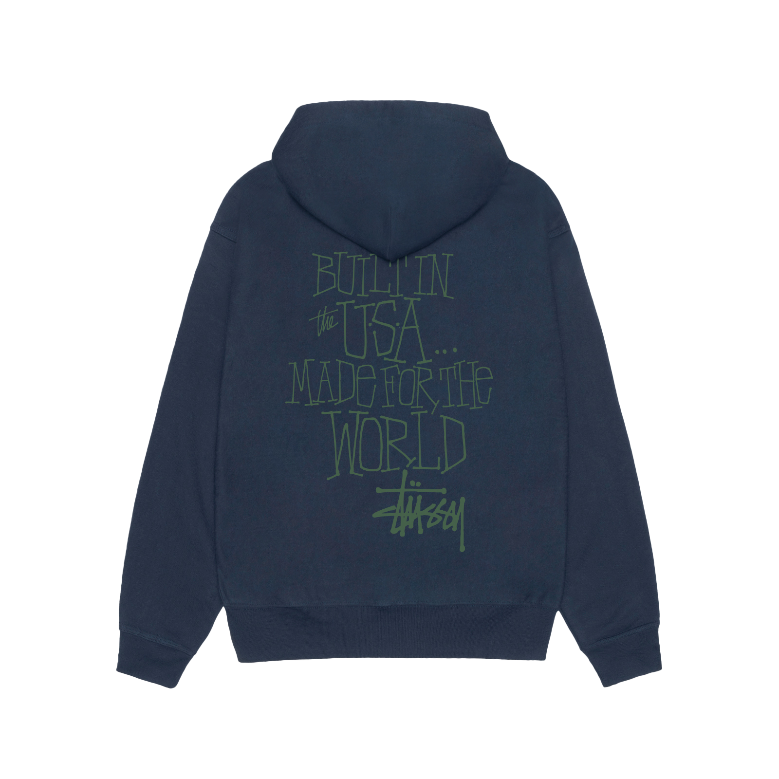 STUSSY: Built In Usa Hood (Navy) | DSMG E-SHOP