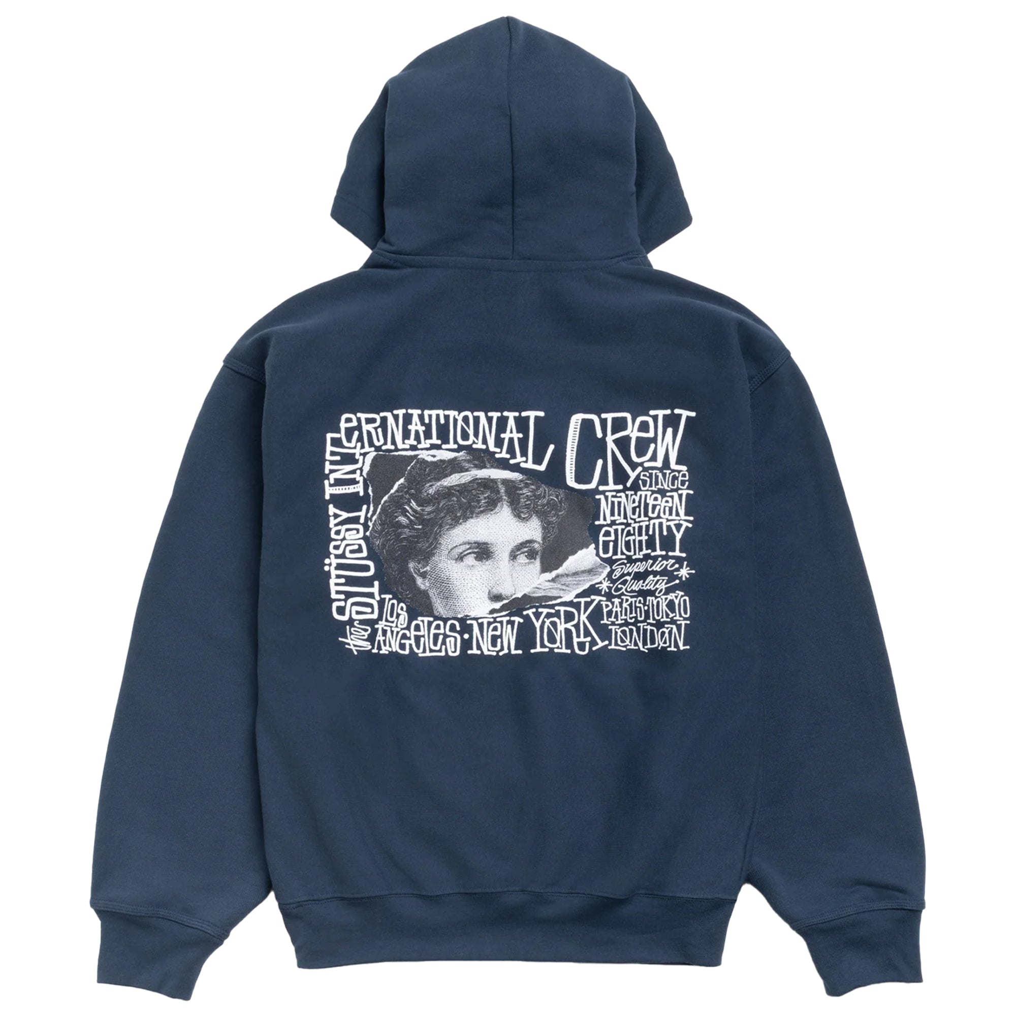 STUSSY: Victoria Hood (Navy) | DSMG E-SHOP