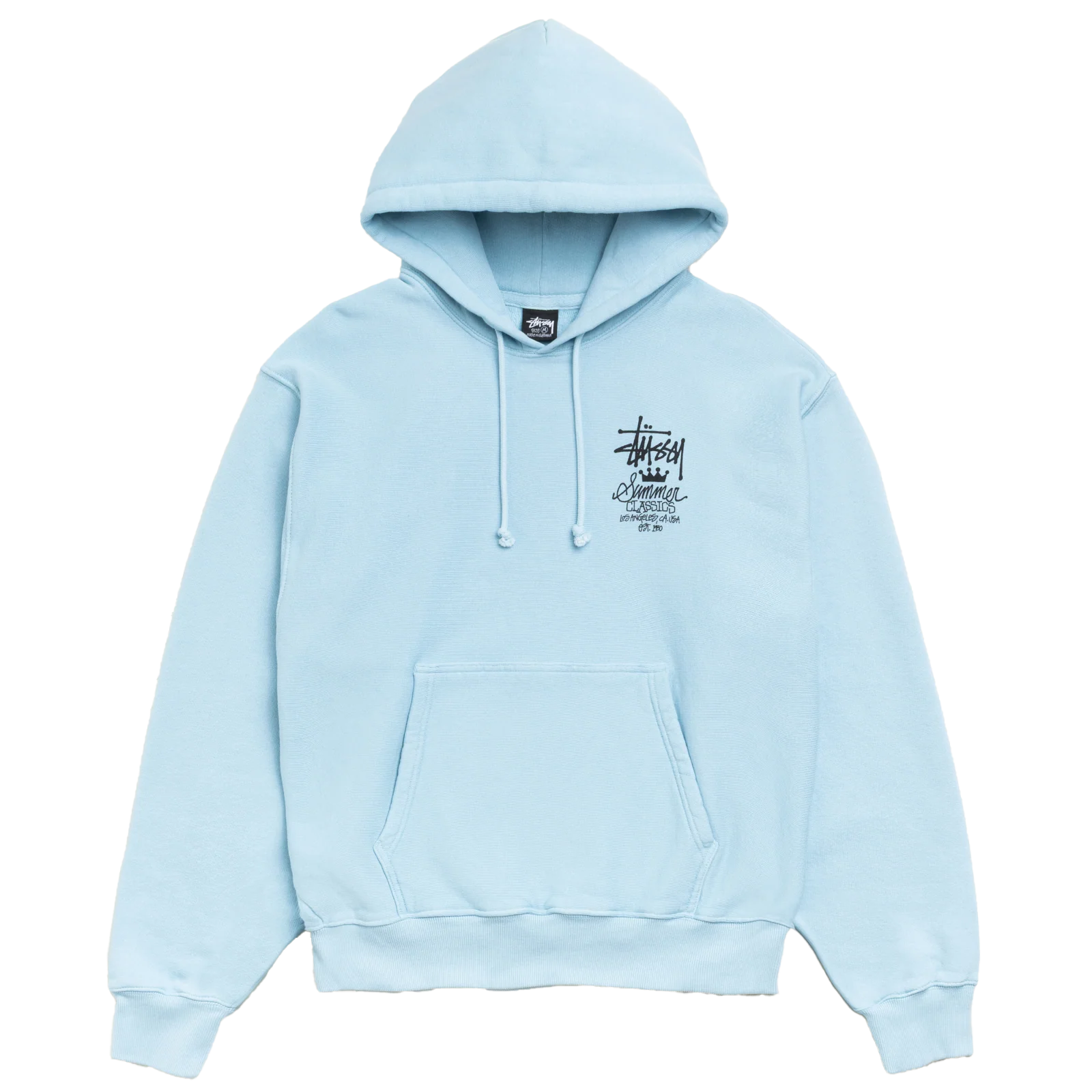 STUSSY: Summer Classics Gar. Dyed Hood (Skyblue) | DSMG E-SHOP