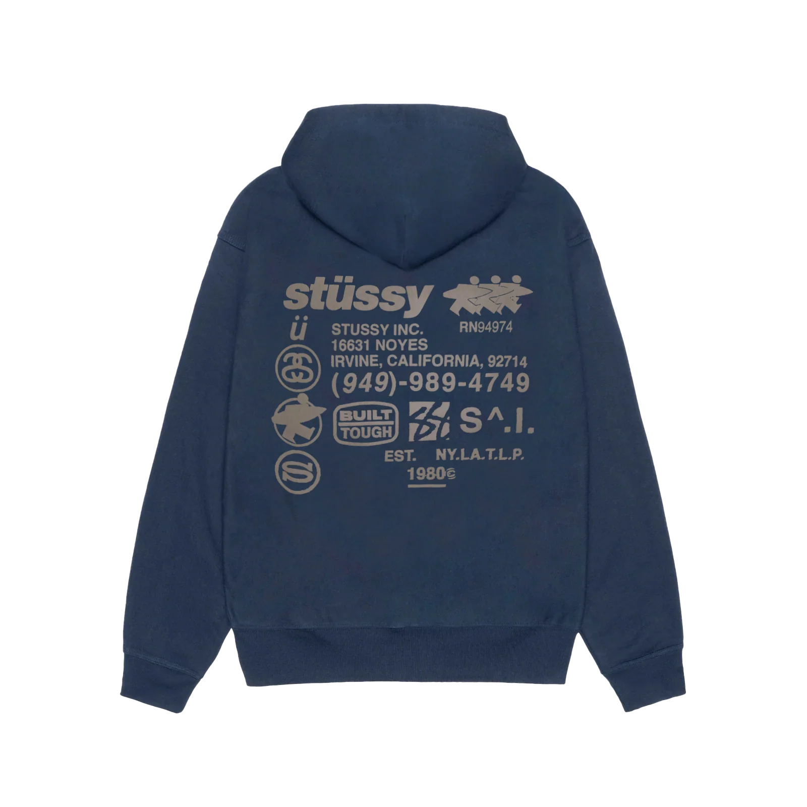 ネイビーS stussy dsmg zip up hoodie パーカー ネイビーS stussy dsmg zip up hoodie パーカー dover street