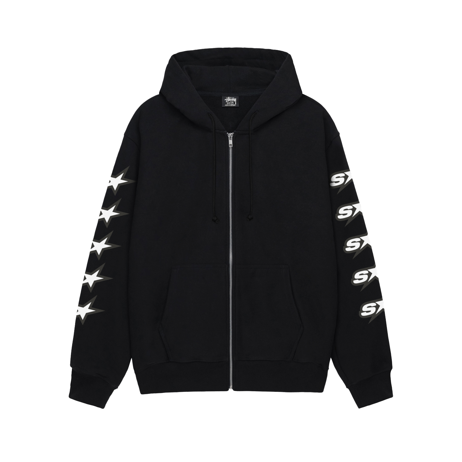 STUSSY: Speedway Zip Hood (Black) | DSMG E-SHOP