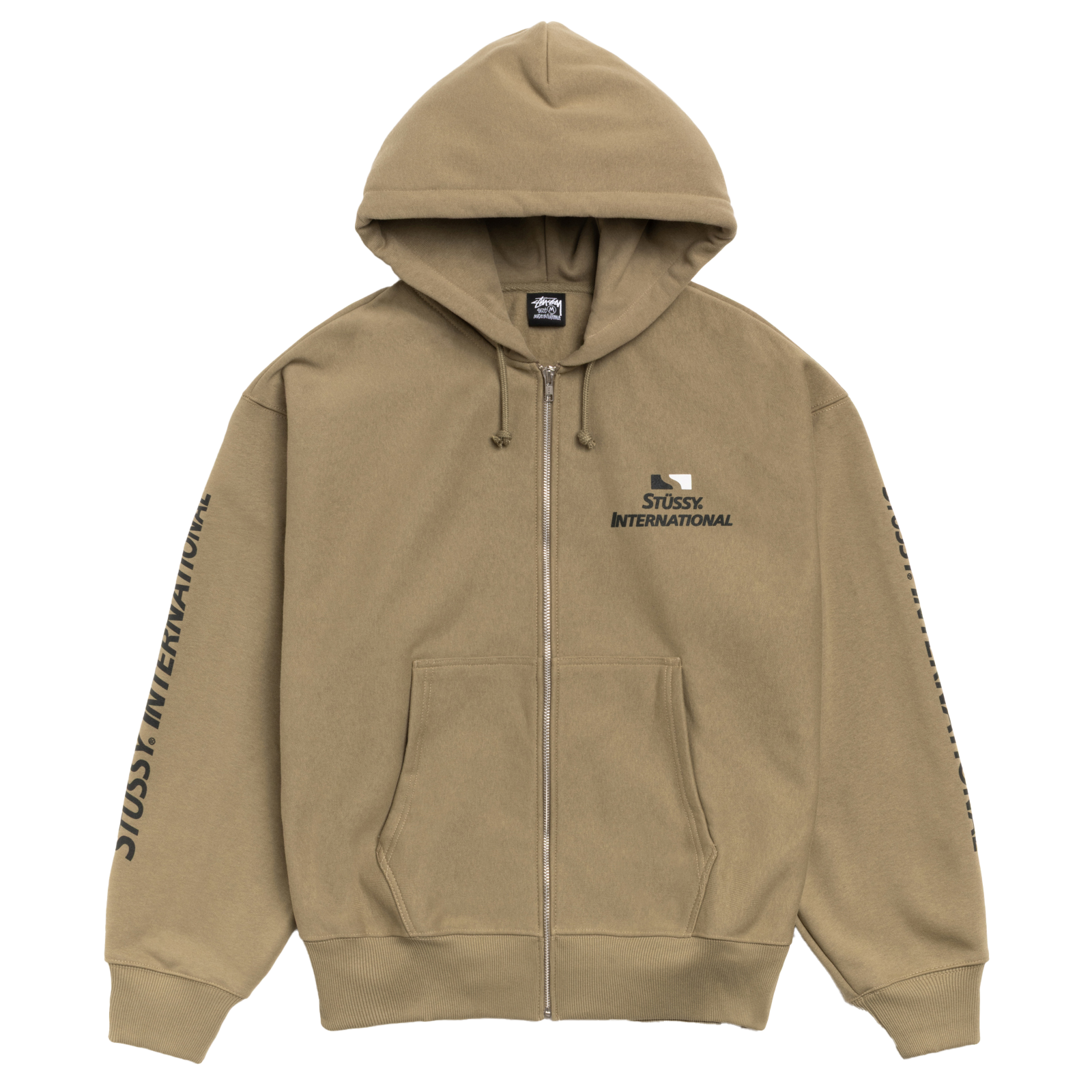 STUSSY: Stussy International Zip Hood (Army) | DSMG E-SHOP