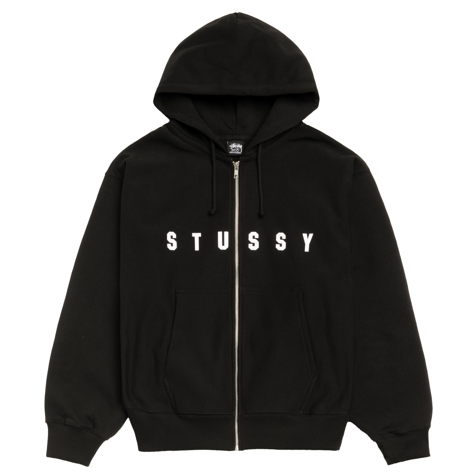 STUSSY: Lens Zip Hood (Blac) | DSMG E-SHOP