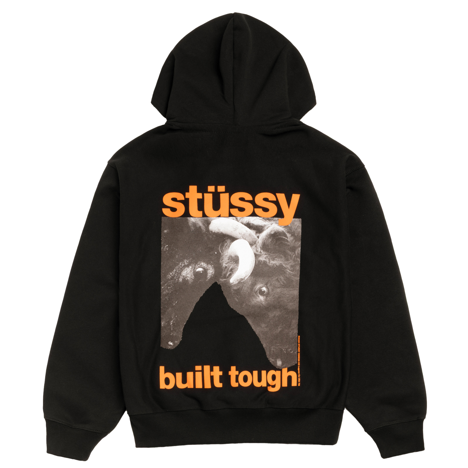 STUSSY: Built Tough Zip Hood (Blac) | DSMG E-SHOP