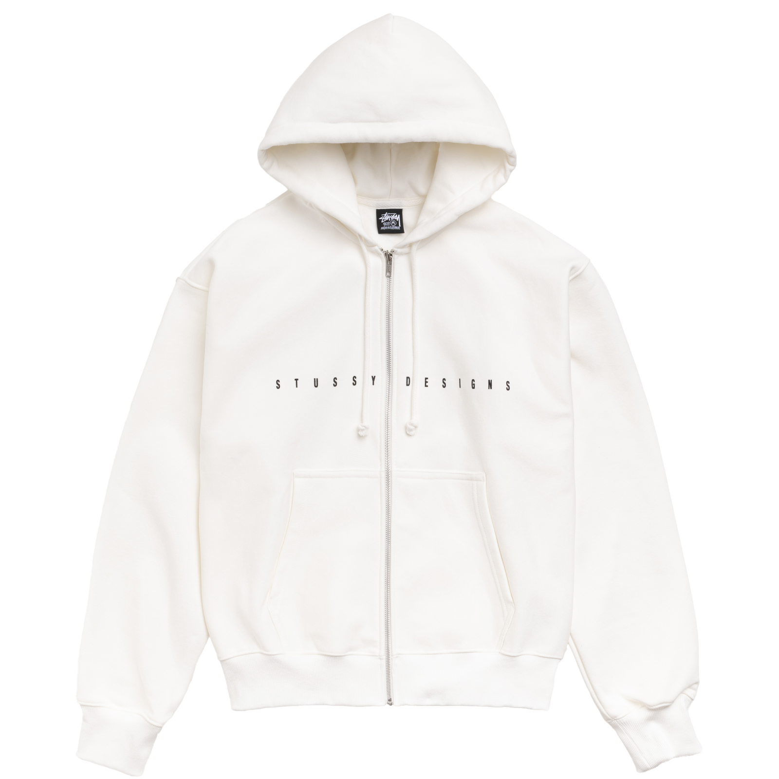 STUSSY: S Box Zip Hoodie (Offw) | DSMG E-SHOP