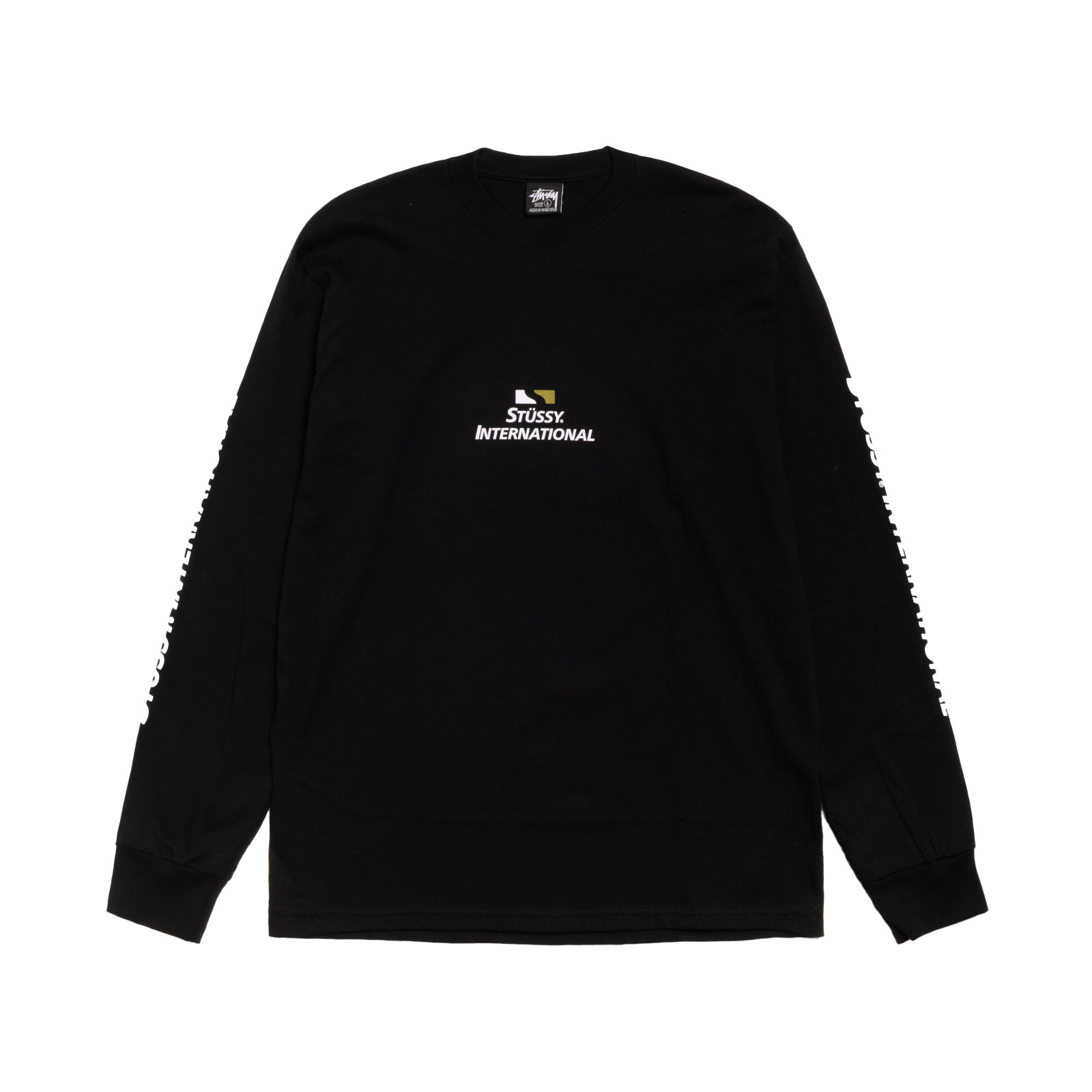 STUSSY: Stussy International Ls Tee (Blac) | DSMG E-SHOP
