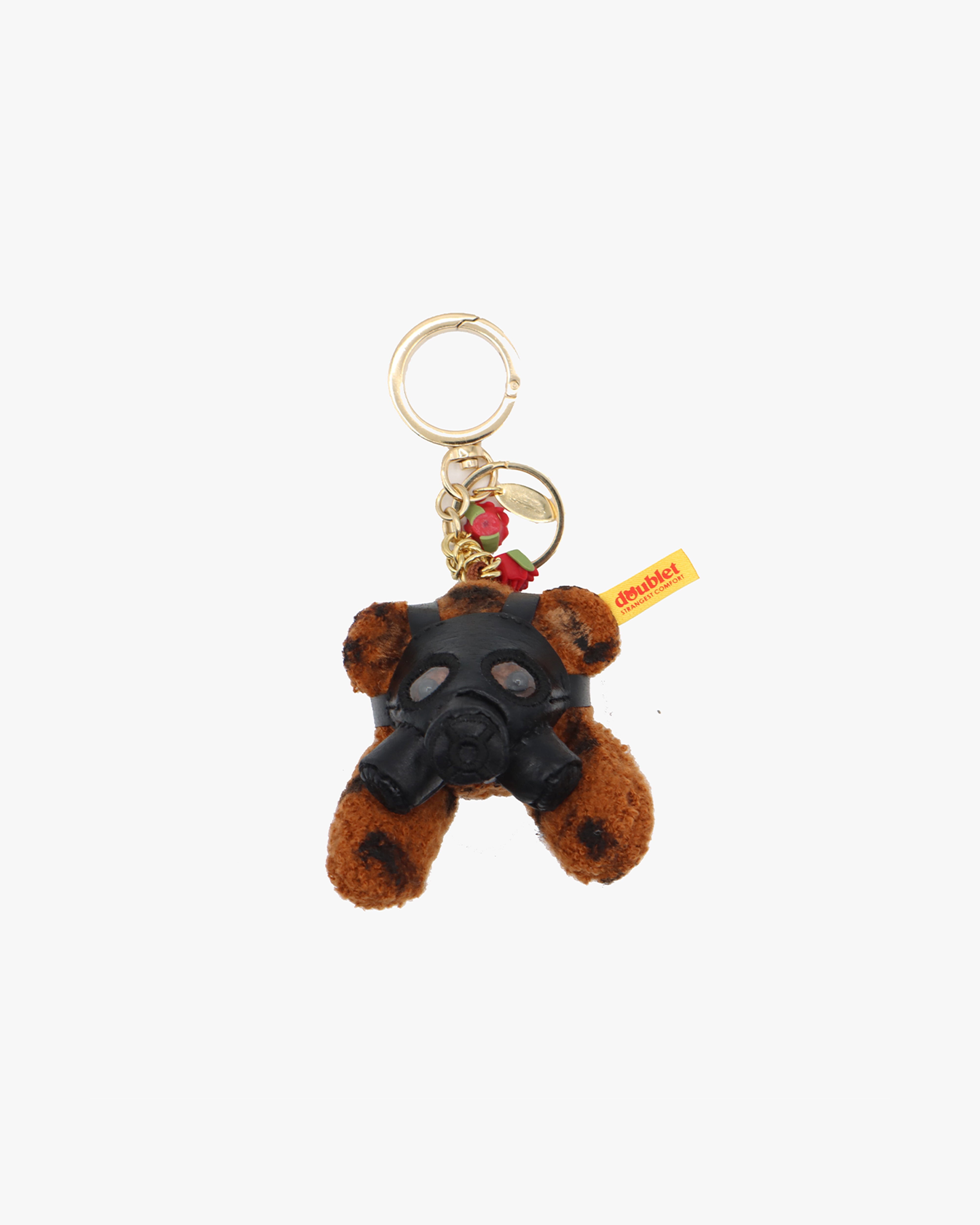 DOUBLET: Gus Mask Bear Key Ring (Gold) | DSMG E-SHOP
