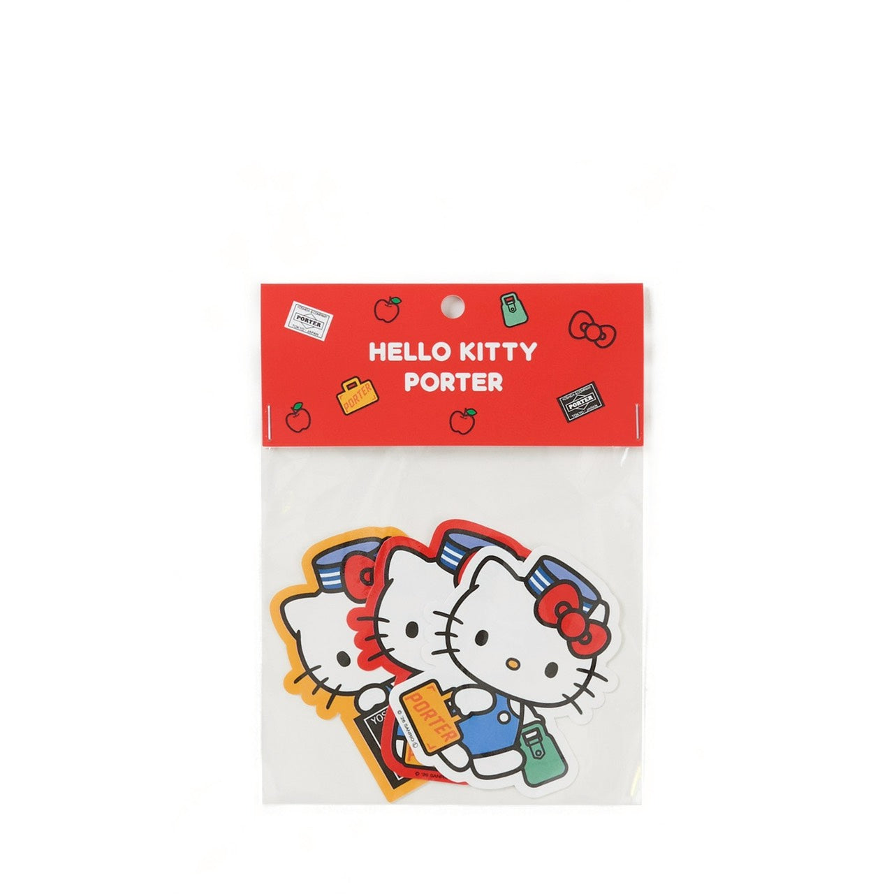 PORTER: HELLO KITTY x PORTER STICKER (White) | DSMG E-SHOP