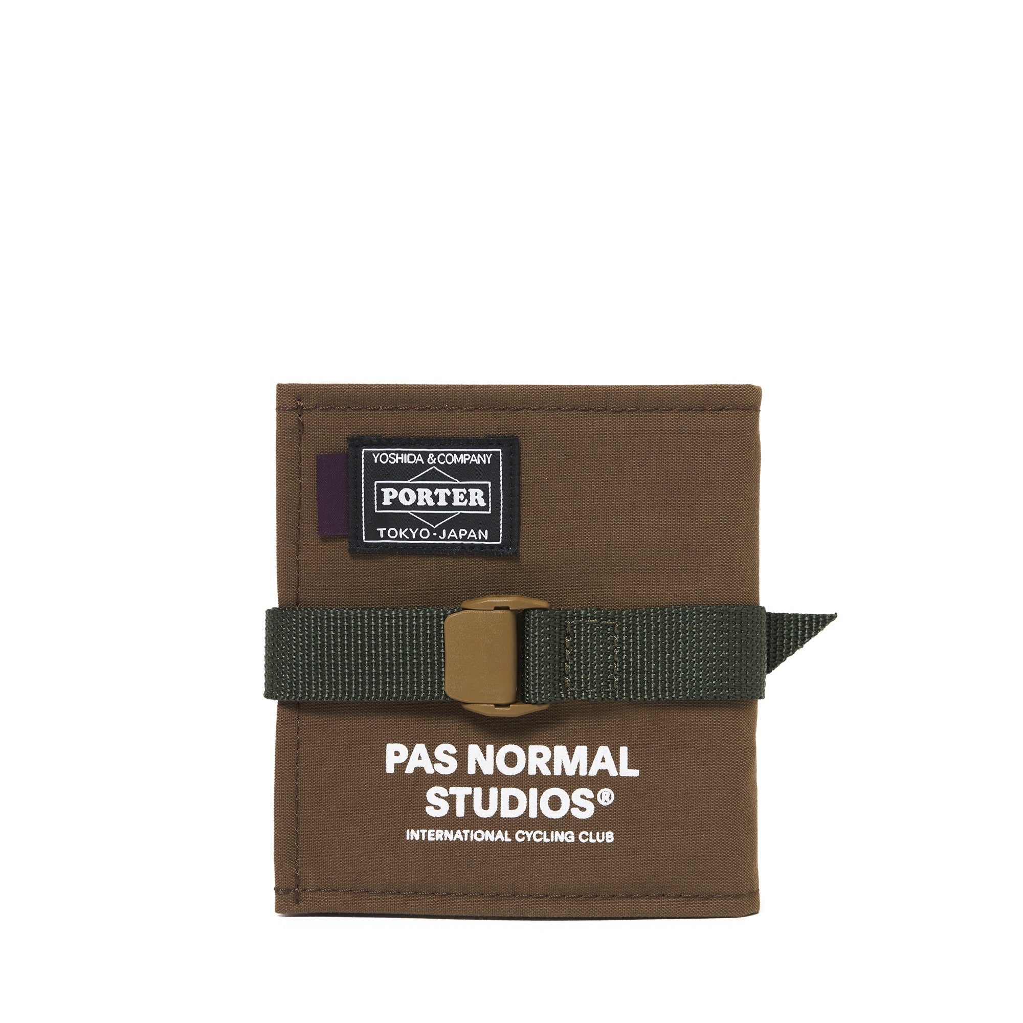 PORTER: Pas Normal Studios X Porter Saddle Bag (Brown) | DSMG E-SHOP