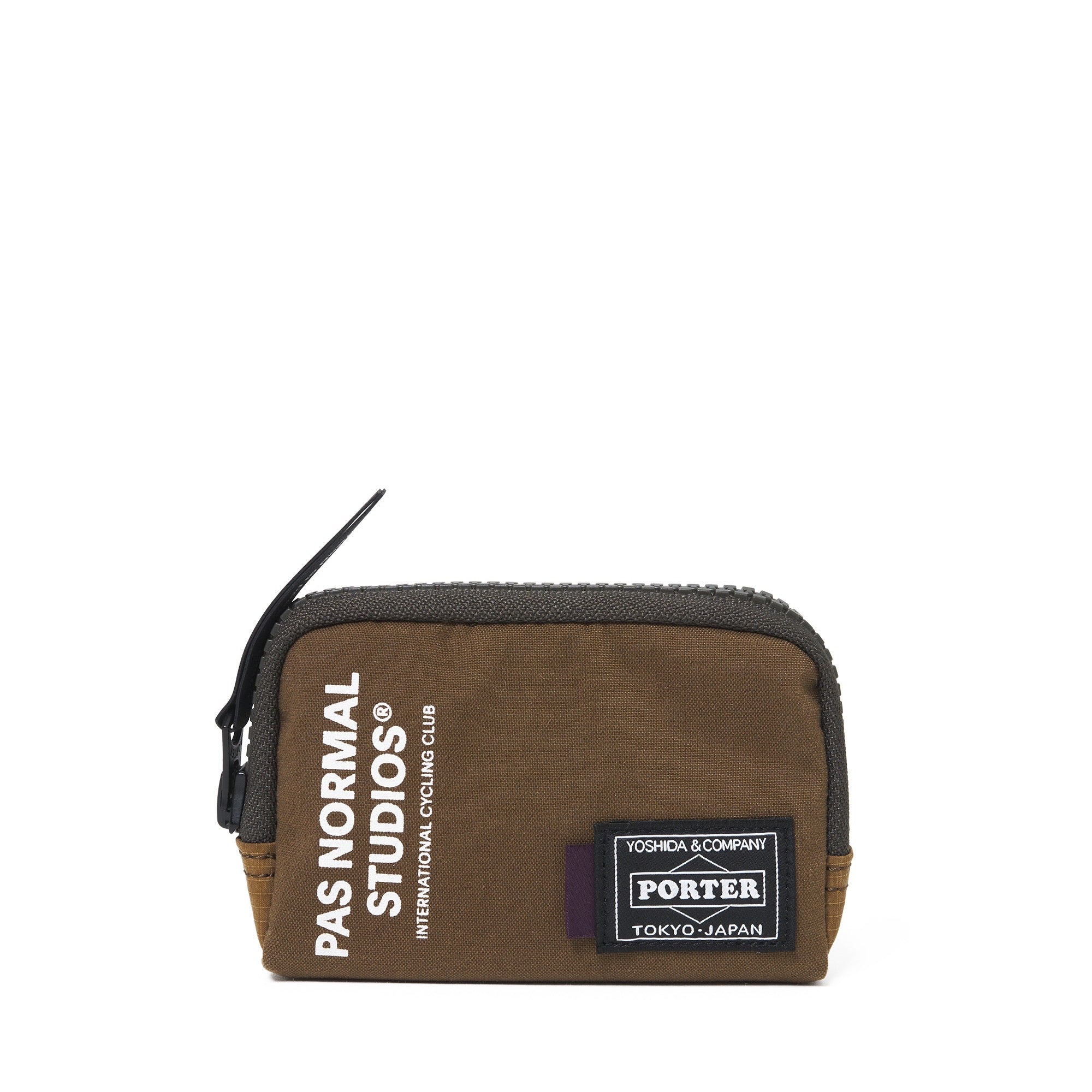 PORTER: Pas Normal Studios X Porter Coin Case (Brown) | DSMG E-SHOP