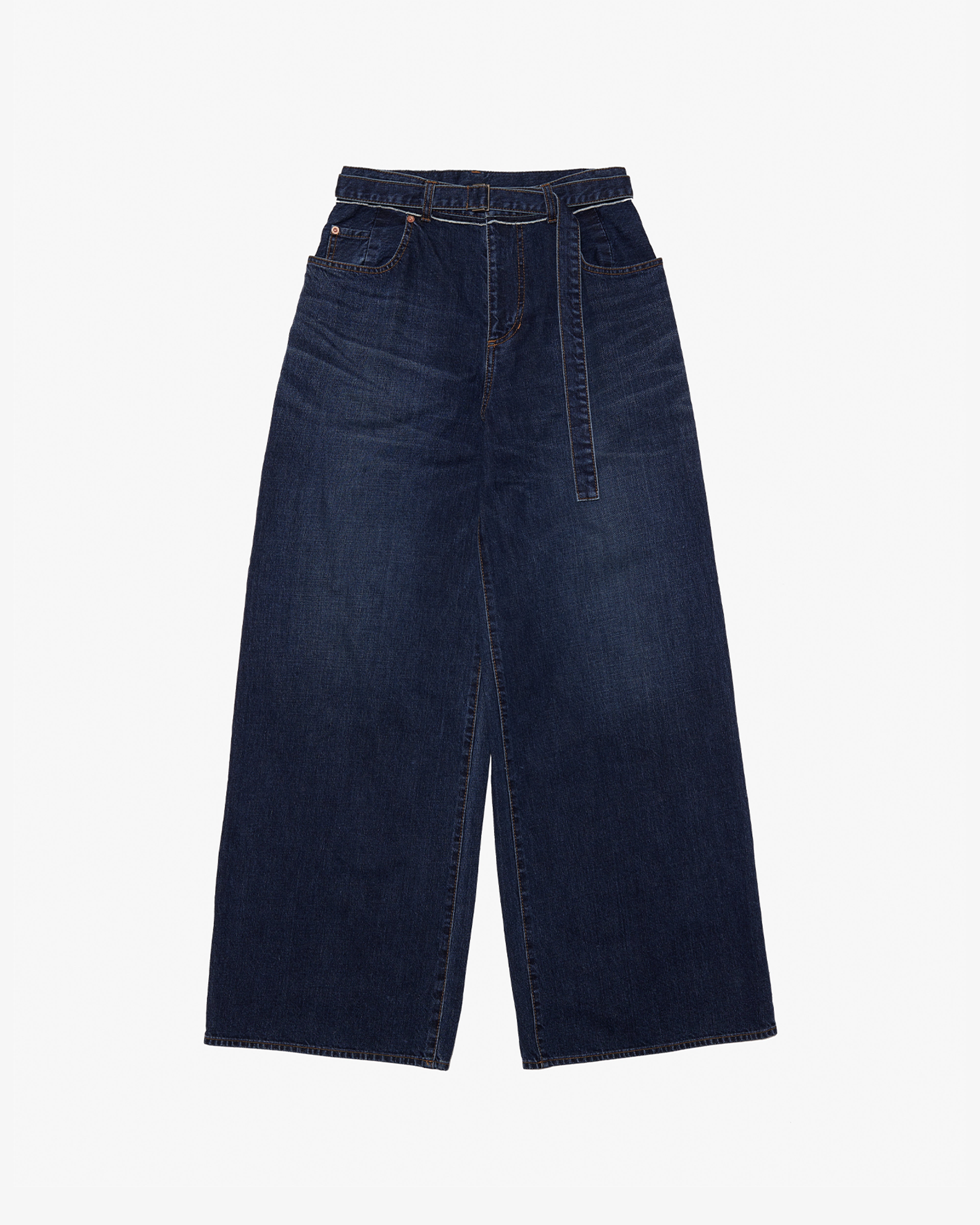 SACAI: Wide Denim Pants (Blue) | DSMG E-SHOP