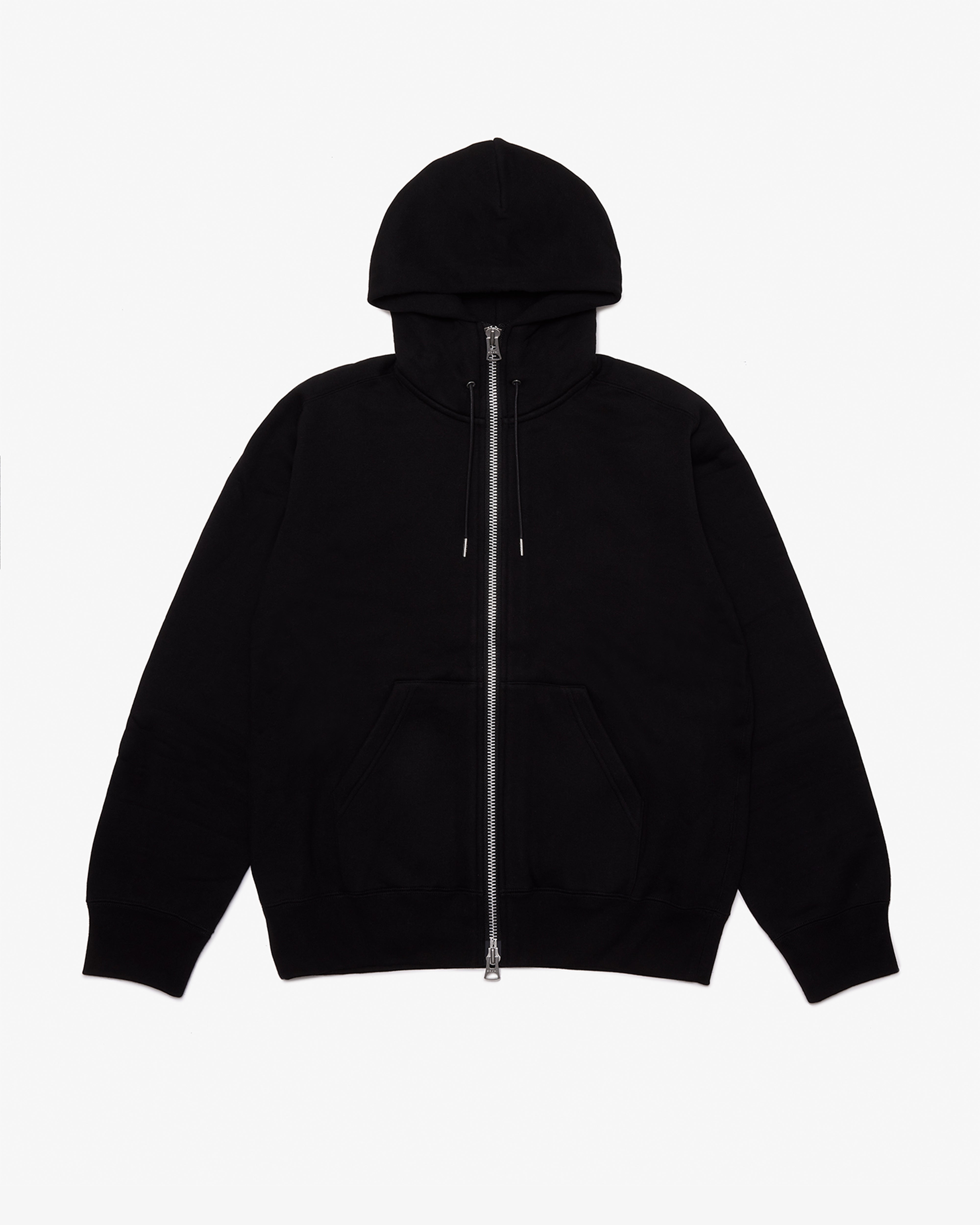 SACAI: Cotton Jersey Hoodie (Black) | DSMG E-SHOP