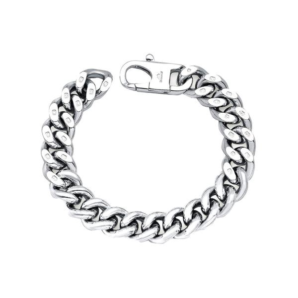 BUNNEY - Curb Change Bracelet Thick / Silver 925 B0400121