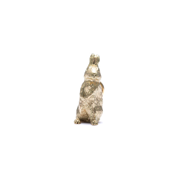 BUNNEY - Standing Rabbit Charm - (Gold)