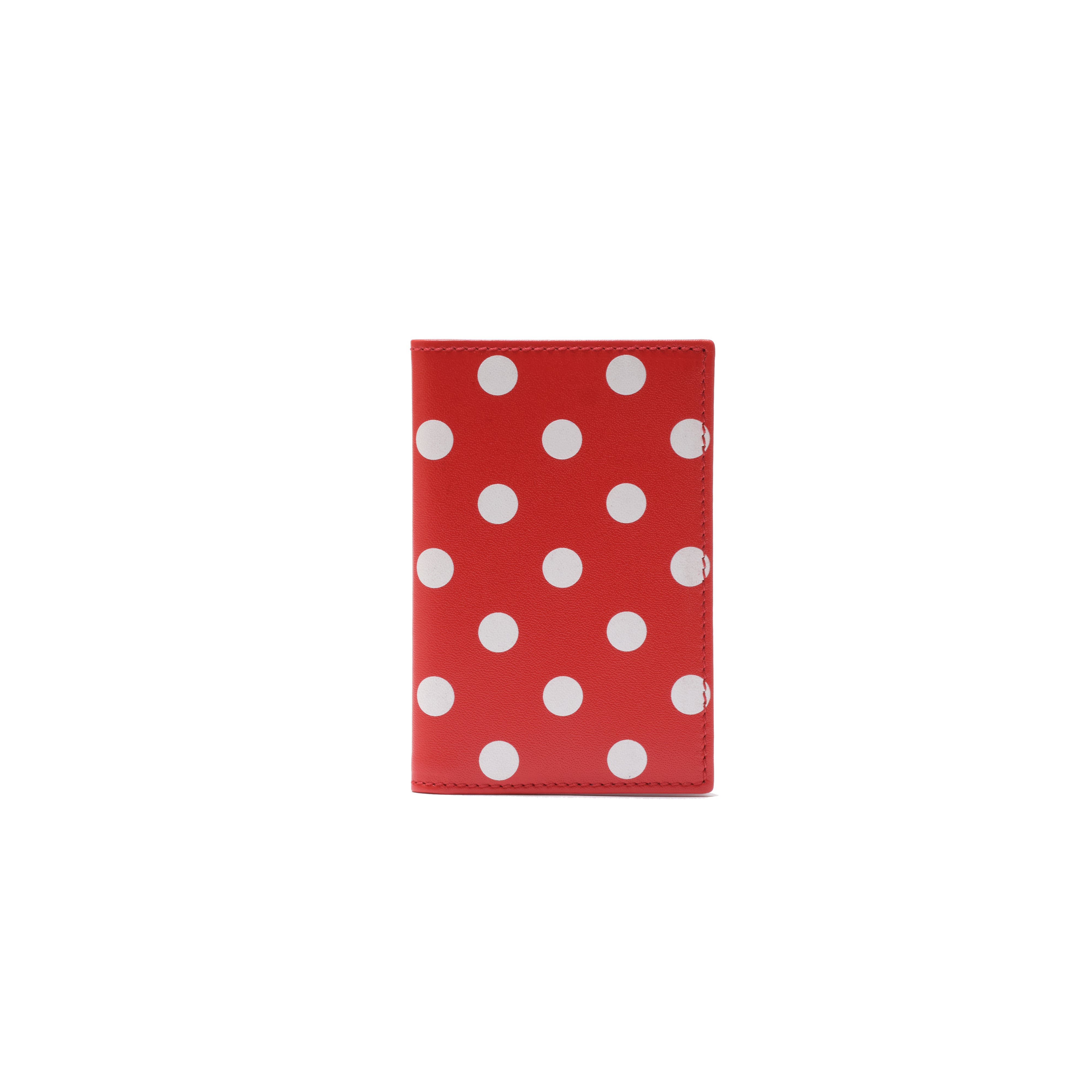 CDGページ CDG WALLET: Dots Printed Line-8Z-E064 (Red) | DSMG E-SHOP