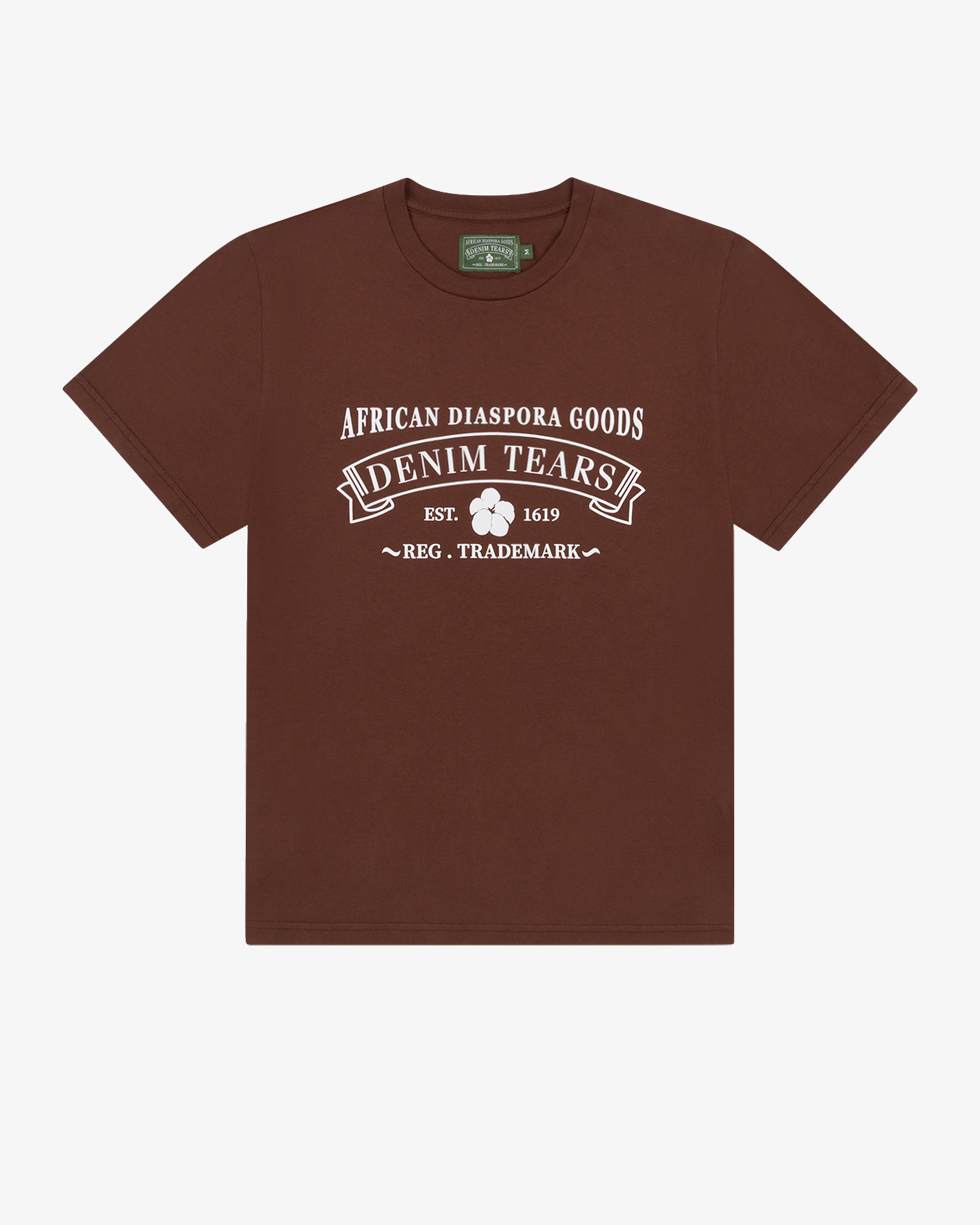 DENIM TEARS: Adg Tee Brown (Brown) | DSMG E-SHOP