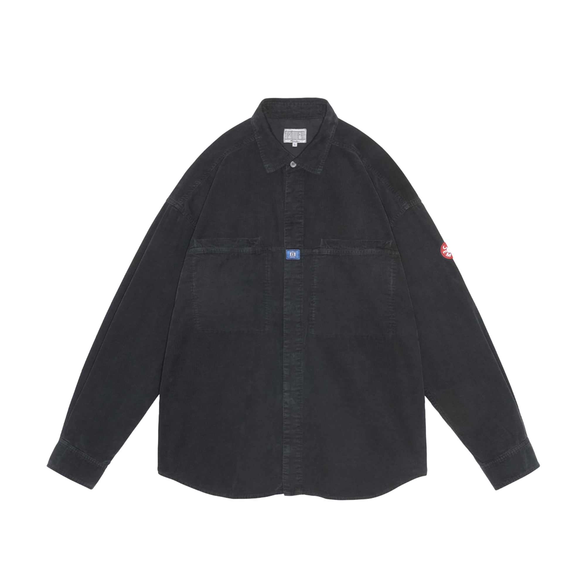 トップス C.E / OVERDYE CORD DESIGN BIG SHIRT M C.E: Overdye Cord Design Big Shirt (Charcoal) | DSMG E-SHOP
