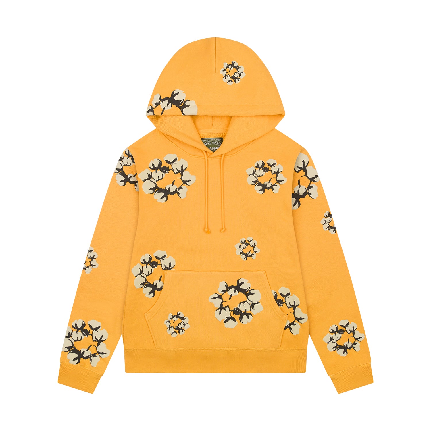 DENIM TEARS: Cactus Tears Wreath Hoodie (Yellow) | DSMG E-SHOP