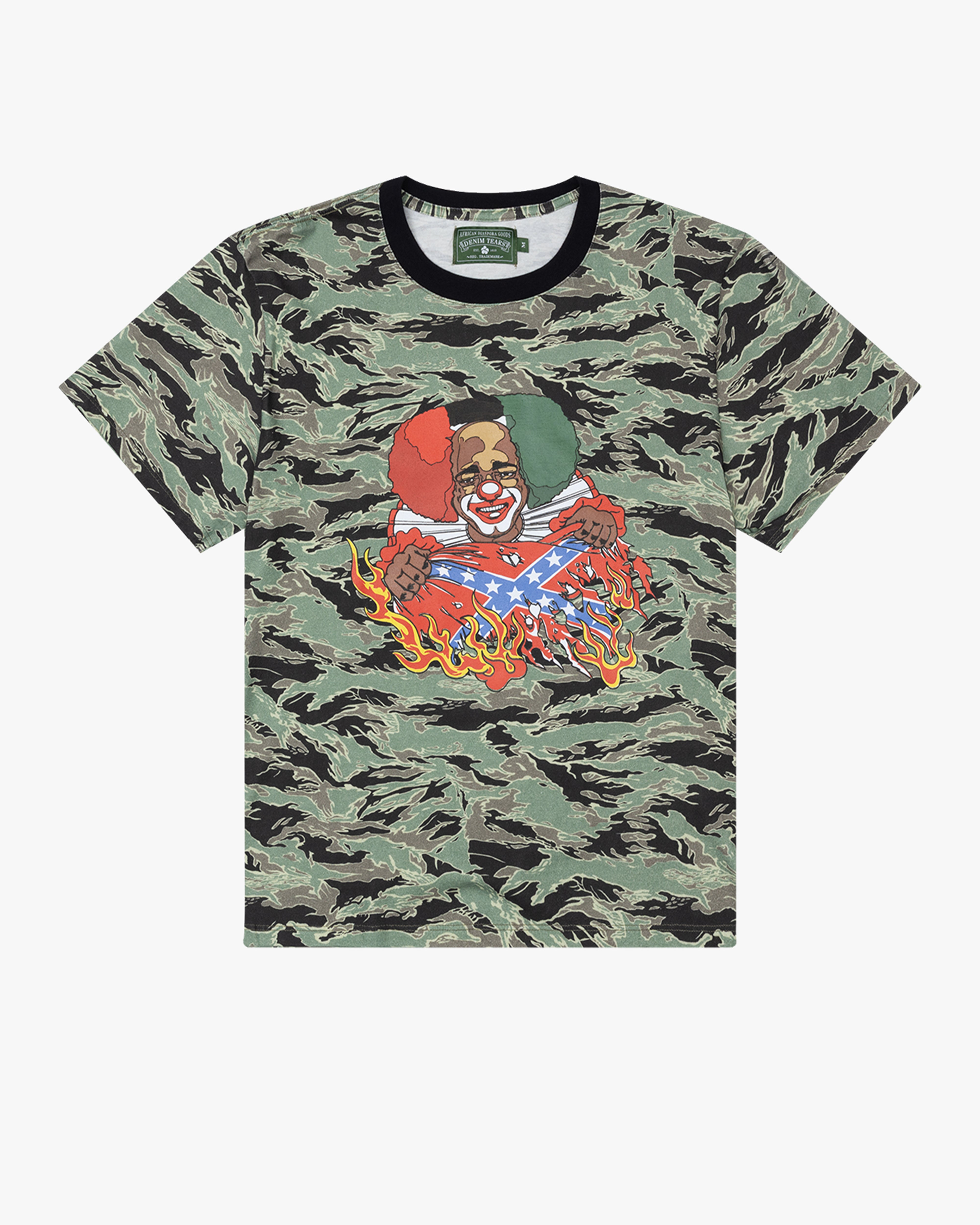 DENIM TEARS: Homie Da Clown Tee (Camo) | DSMG E-SHOP