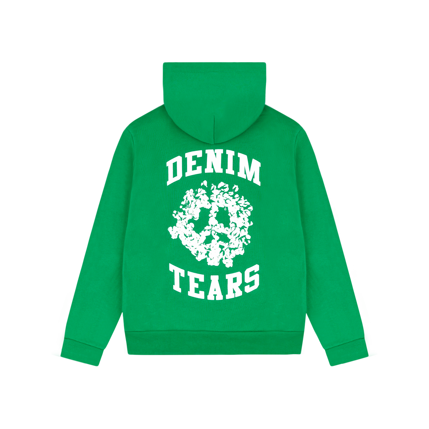 DENIM TEARS: University Zip Hoodie Green (Green) | DSMG E-SHOP