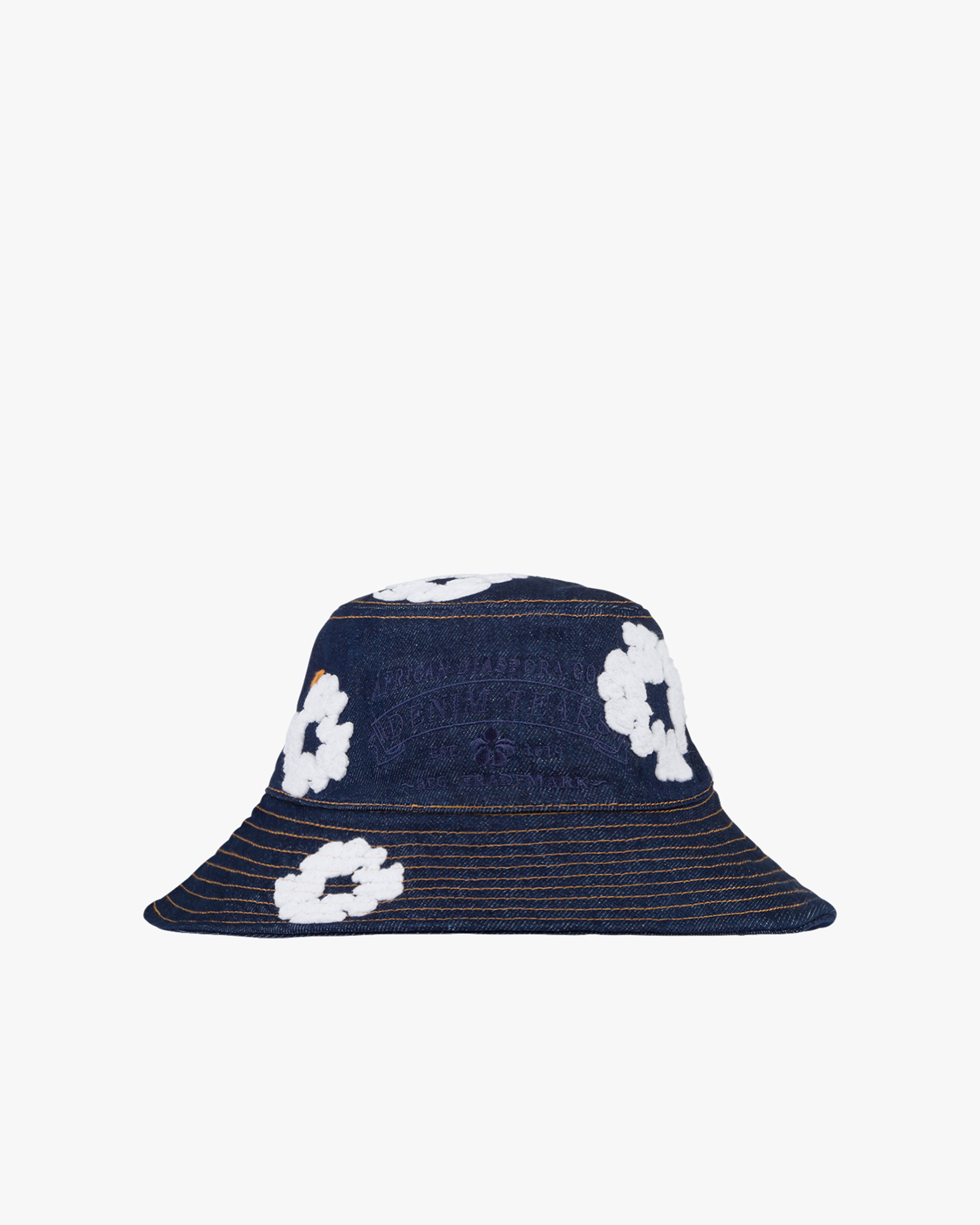 新品未開封 Denim Tears Denim Bucket Hat DENIM TEARS: Denim Wreath Bucket Hat (Washed Indigo) | DSMG E-SHOP